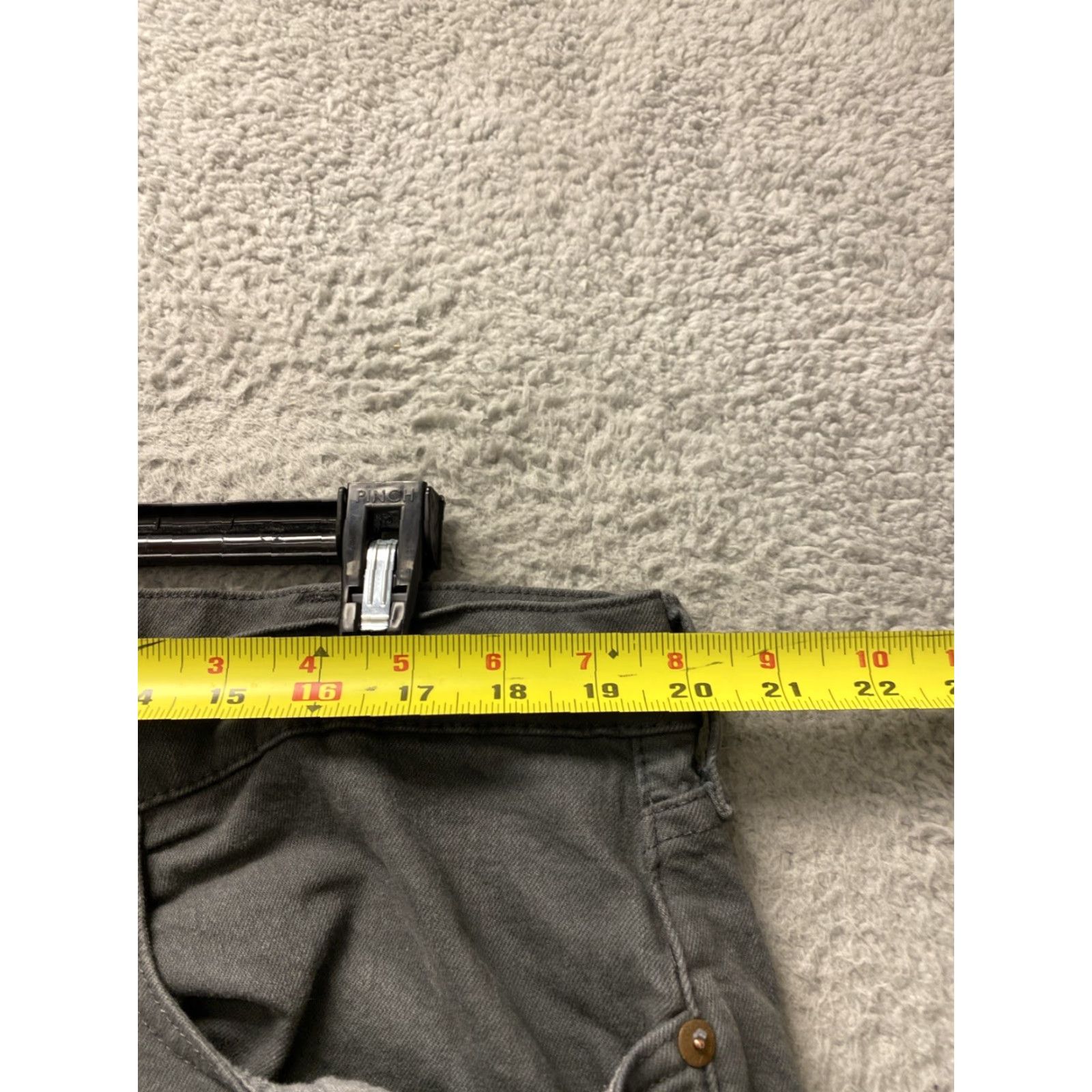 Polo Ralph Lauren VINTAGE Polo Ralph Lauren Jeans Men’s Slim Fit 40x30 Gray Denim 90s Hip Hop Casual Size 27" / US 4 / IT 40 - 6 Thumbnail