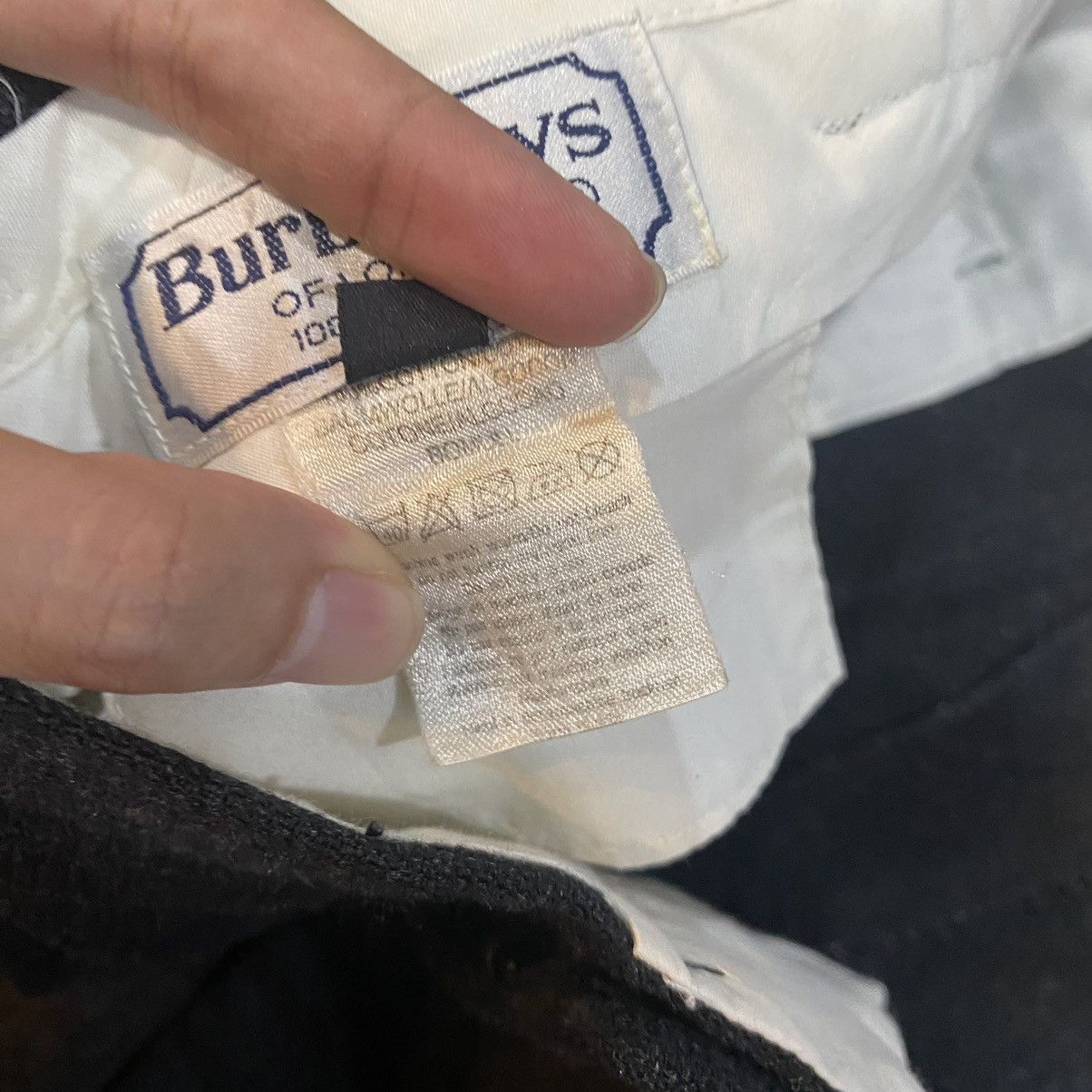 Burberry × Burberry Prorsum 💥Vintage Burberrys Of London Black Trouser Pants Like New Size US 36 / EU 52 - 13 Thumbnail