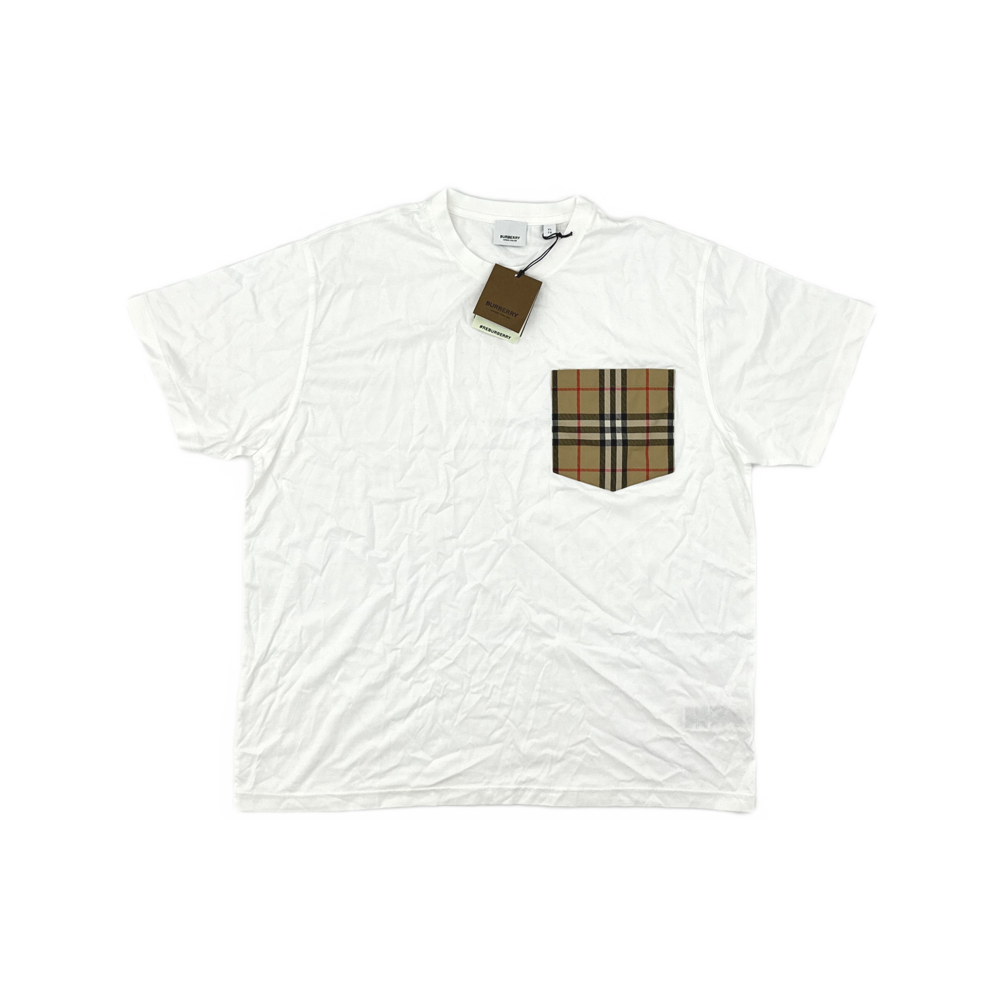 Burberry Burberry Check Pocket T-Shirt Size XL Size XL / US 12-14 / IT 48-50 - 1 Thumbnail