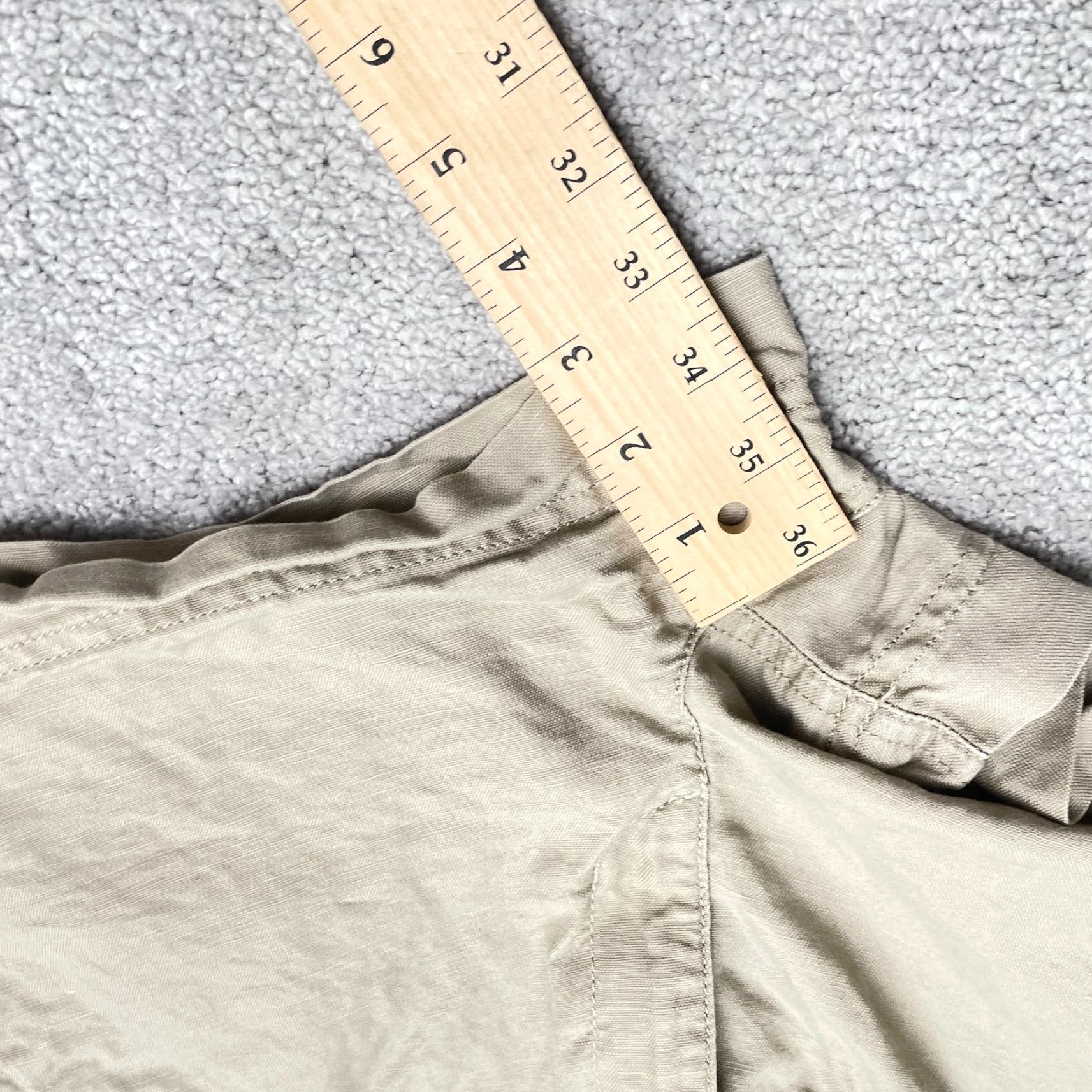 The North Face The North Face Outdoor Shorts Womens 10 Brown Linen Blend Mid Rise Trekking 34x3 Size 32" / US 10 / IT 46 - 7 Thumbnail