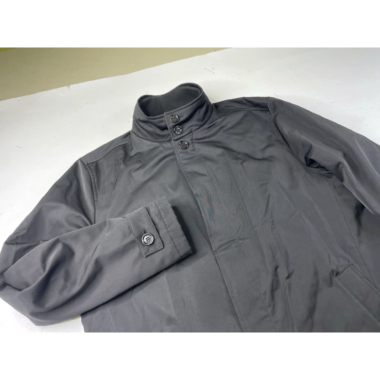 Hugo Boss HUGO BOSS Carson1 Coat 46R Black Polyester Water Repellent Trench Jacket Men Regular Car Coat Winter Fall Jacket Coat Size US S / EU 44-46 / 1 - 2 Thumbnail