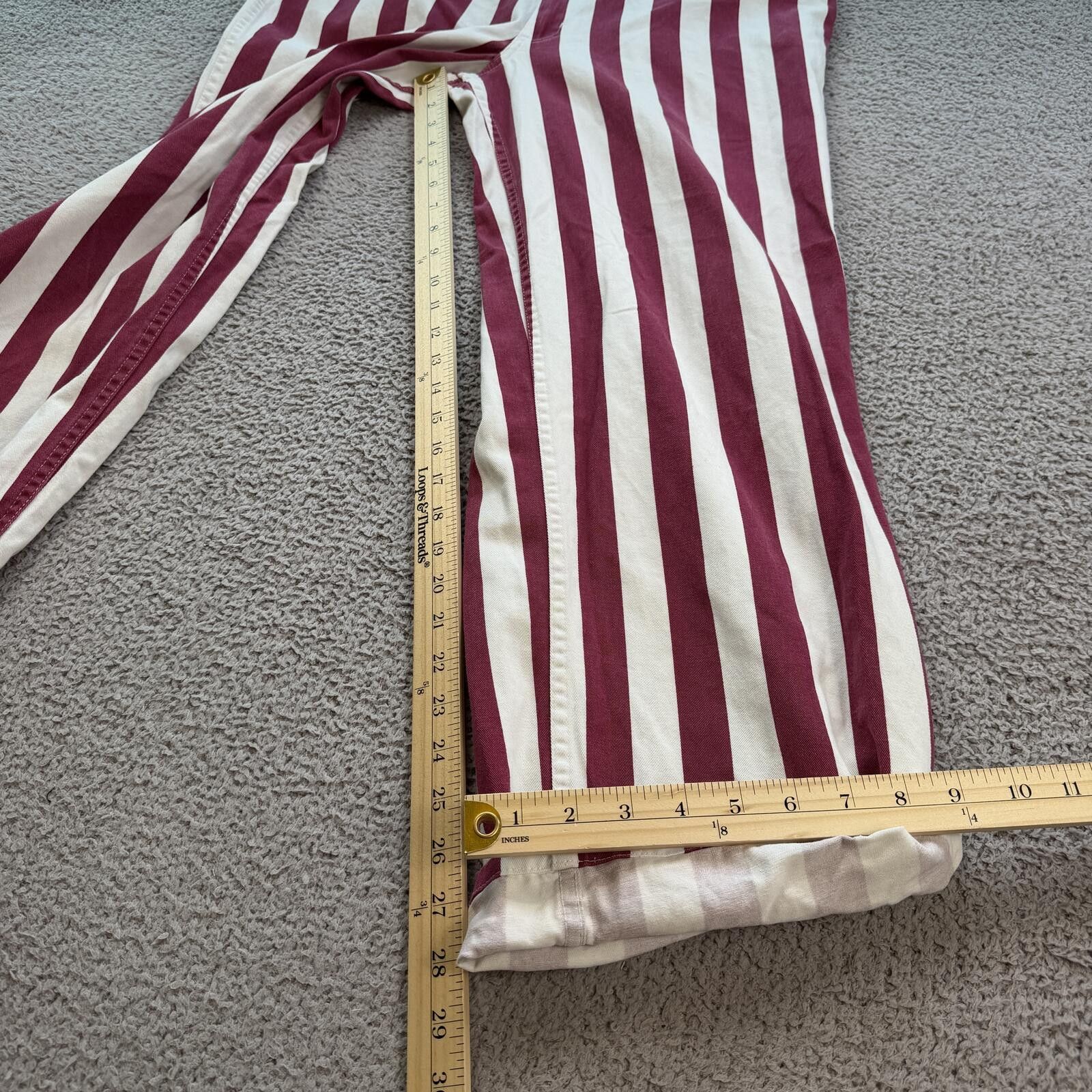 Other Indiana Hoosiers Striped Overalls Game Bibs Candy Stripe M Size US 32 / EU 48 - 5 Thumbnail