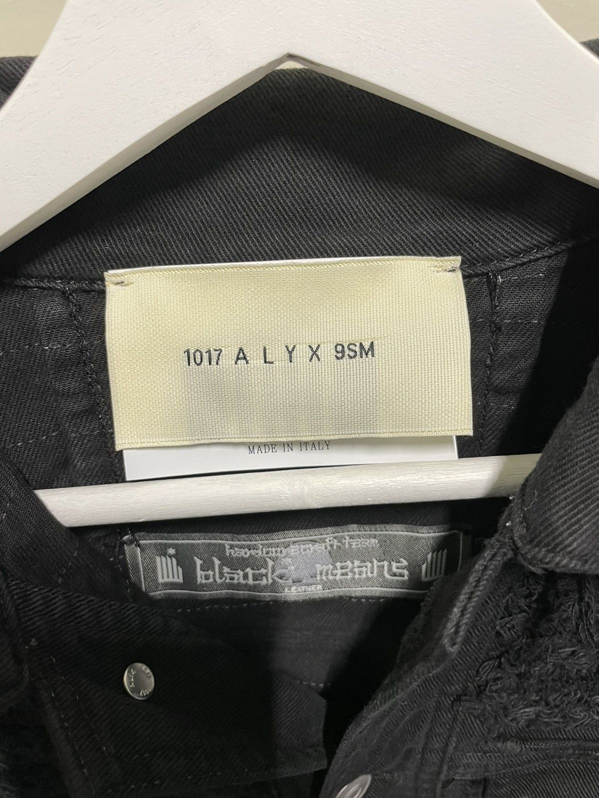 1017 ALYX 9SM × Blackmeans 1017 ALYX 9SM X Blackmeans Distressed Denim Jacket 2000$ Size US L / EU 52-54 / 3 - 5 Thumbnail