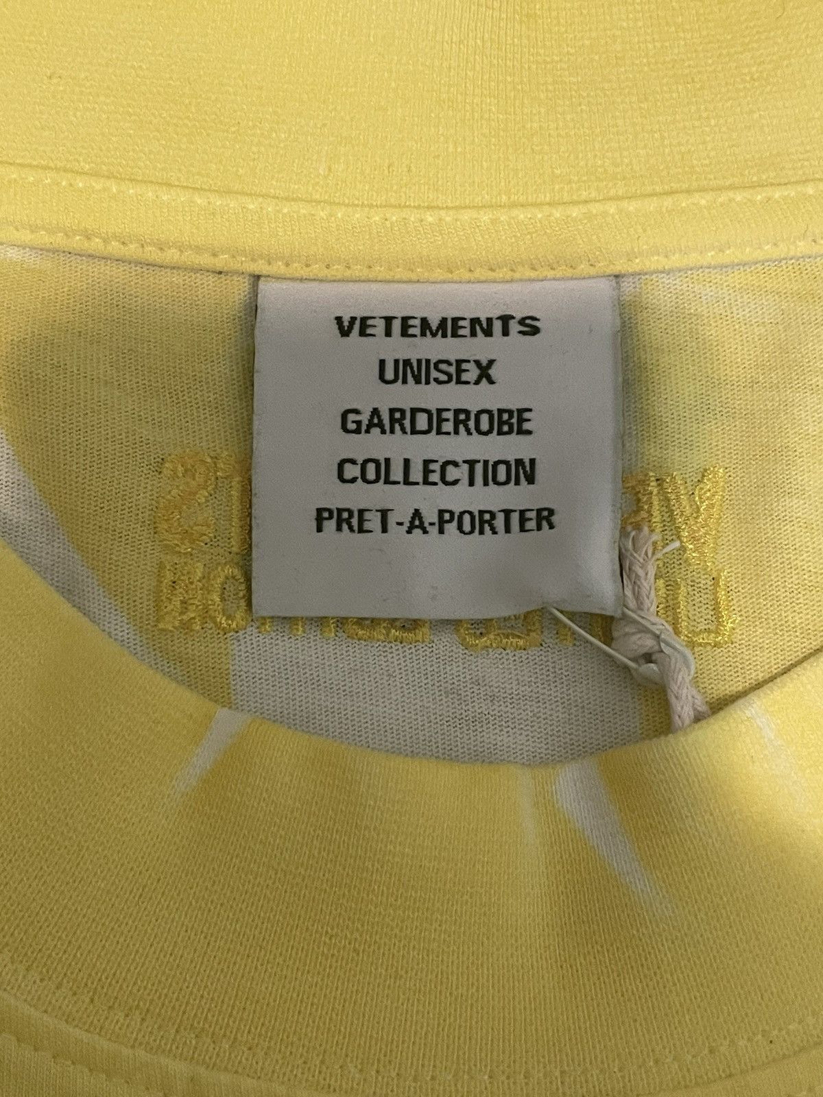 Vetements VETEMENTS 👾⚡️Yellow Game Changing T-shirt *LIMITED EDITION* Size US M / EU 48-50 / 2 - 10 Thumbnail