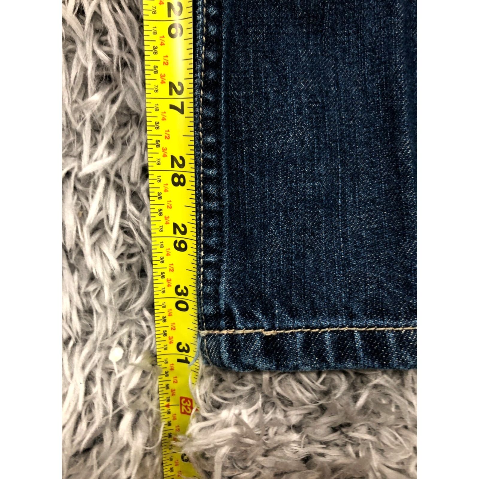 Vintage Structure Jeans Size 38x32 Mens Bootcut Regular Medium Wash Blue Size US 38 / EU 54 - 3 Thumbnail