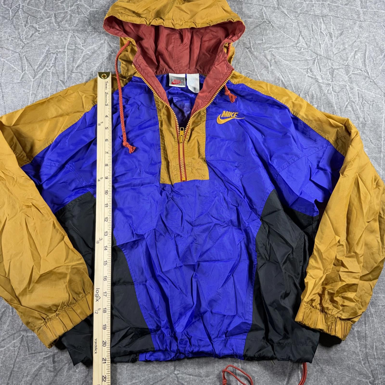 Nike Nike Jacket Kid's L Purple 80s 90s Vintage Hoodie 1/4 Zip Size US L / EU 52-54 / 3 - 3 Thumbnail