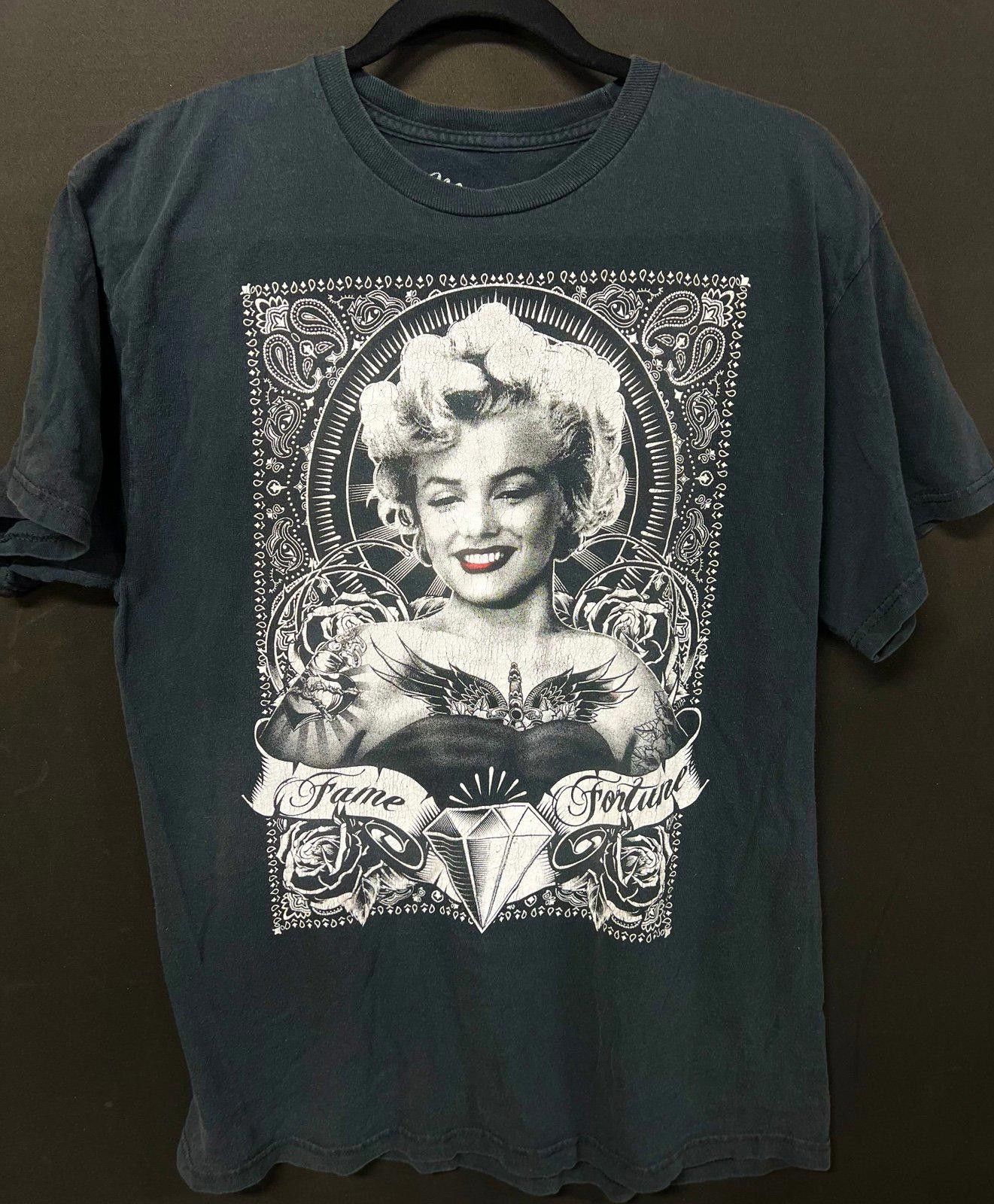 Marilyn Manson Vintage Marilyn Monroe Graphic T-Shirt - Fame & Fortune Size US L / EU 52-54 / 3 - 1 Thumbnail
