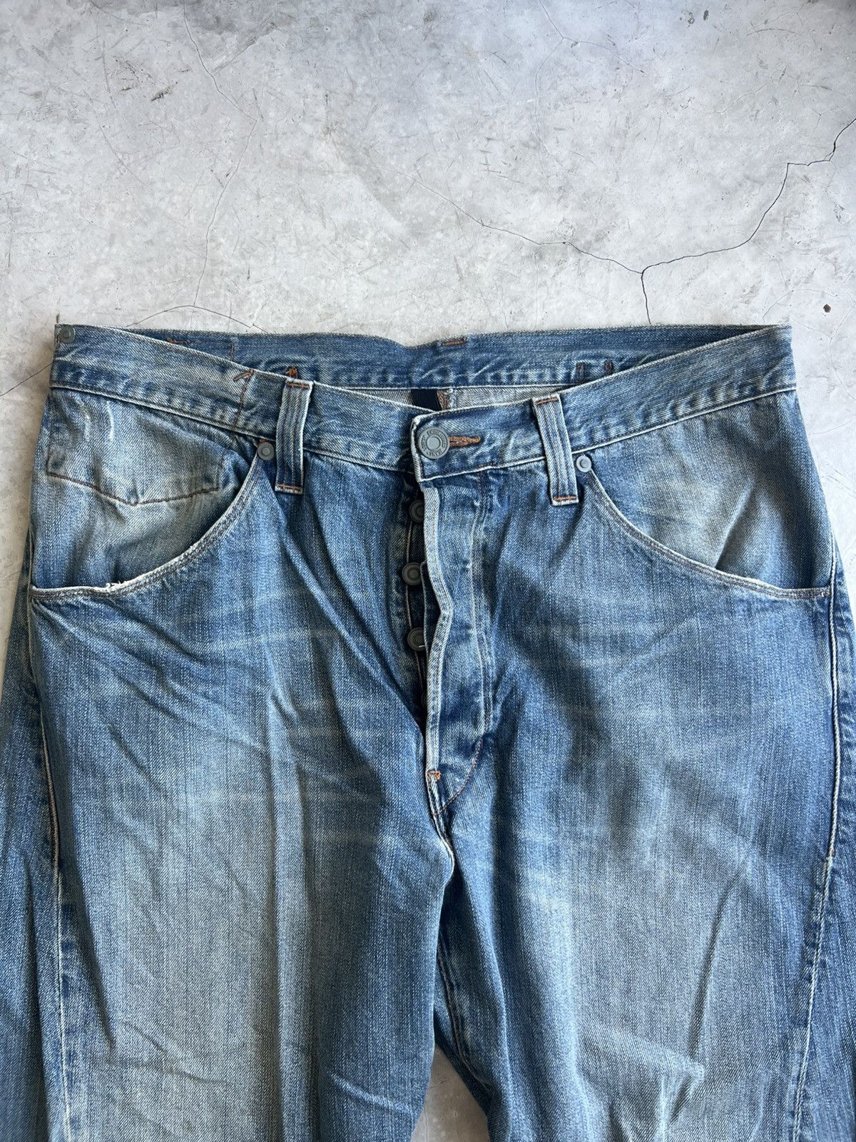 Levi's Levis Engineered Jeans Buckle Back Tag W36 Actual 37x29 Size US 36 / EU 52 - 3 Thumbnail