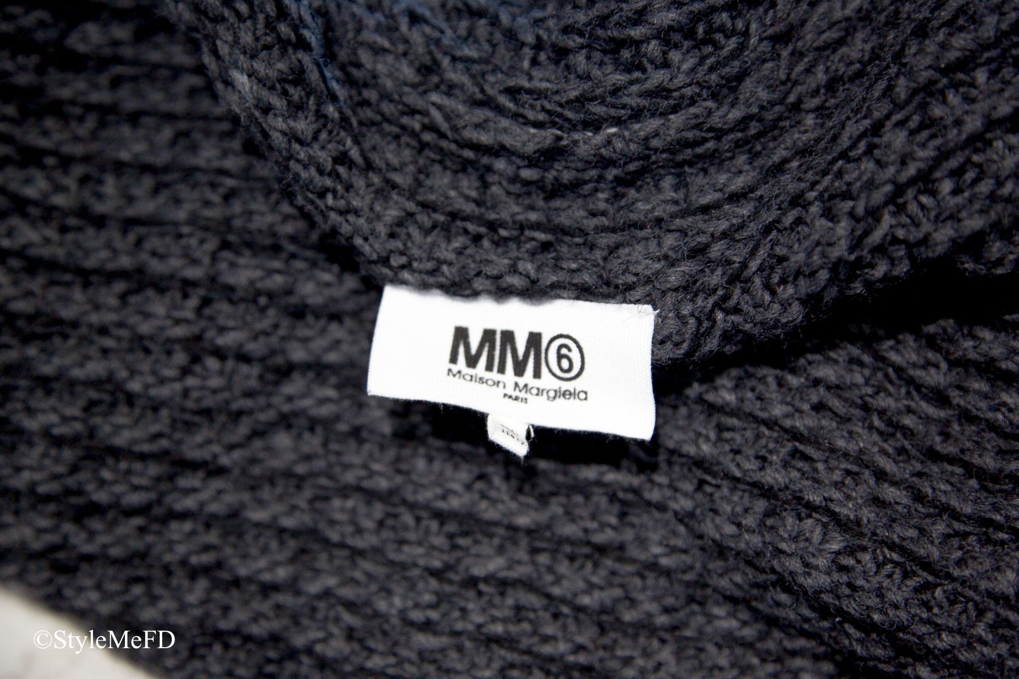 Maison Margiela MM6 Maison Margiela Oversize Waffle Weave Wool Blend Sweater Size XL / US 12-14 / IT 48-50 - 7 Thumbnail