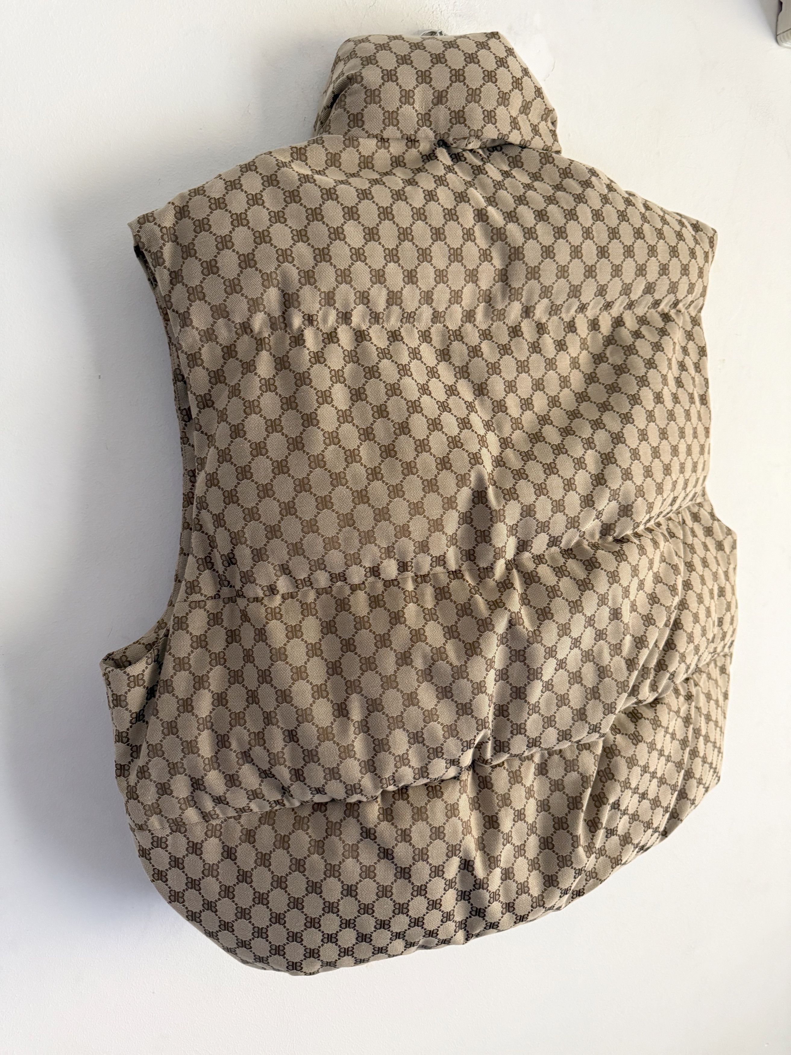 Balenciaga × Gucci Padded Vest Monogram Hood Size US M / EU 48-50 / 2 - 11 Thumbnail