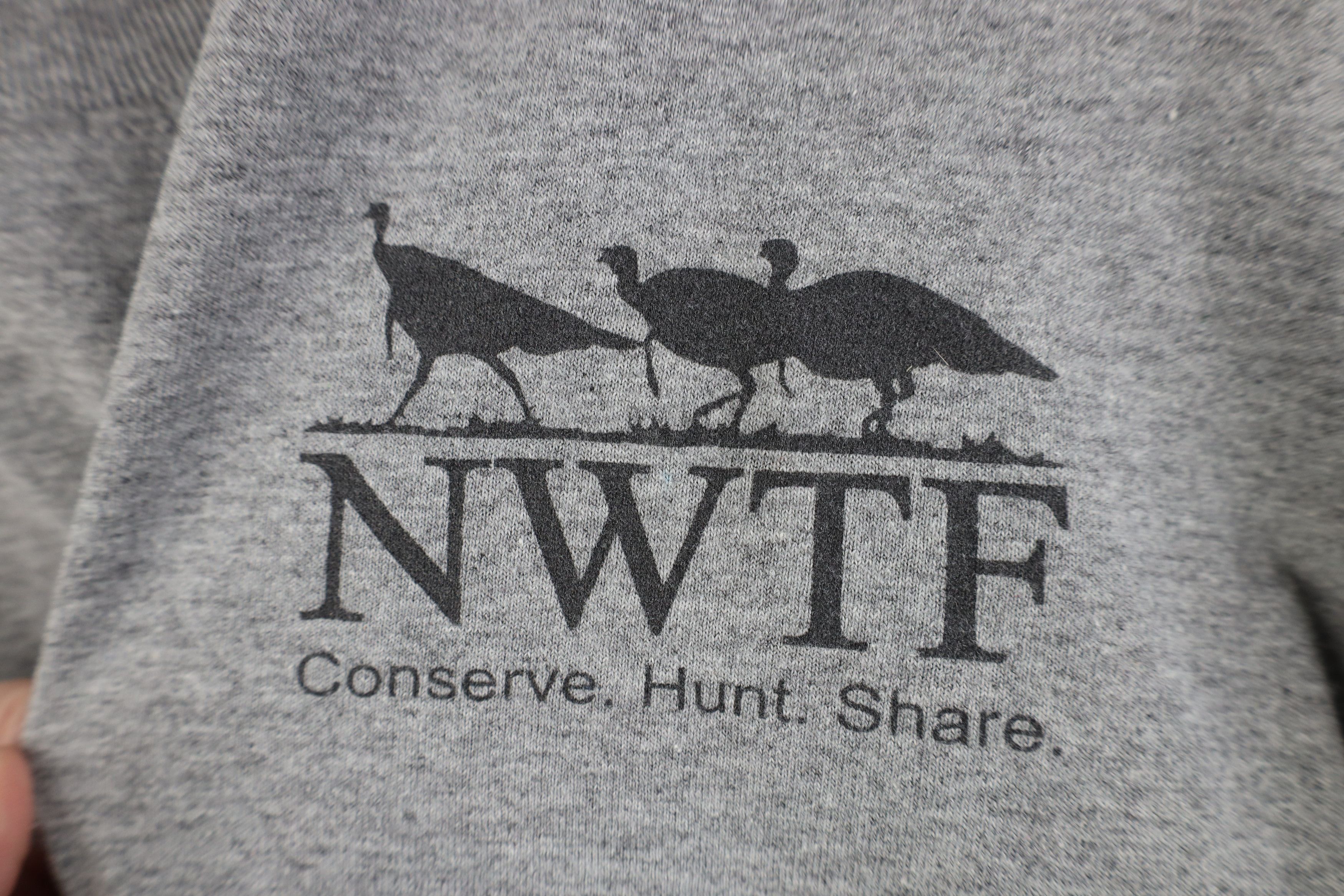 Vintage Vintage NWTF National Wild Turkey Long Sleeve T-Shirt Size US XL / EU 56 / 4 - 4 Thumbnail