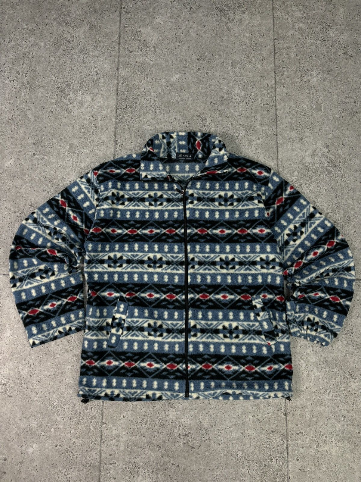 Columbia × Vintage Vintage 90s Columbia Style Synchilla Zip Fleece Outdoor Size US XL / EU 56 / 4 - 1 Thumbnail