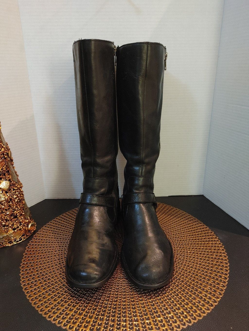 Born Born Leather Riding Boots Size 10M Size US 10 / IT 40 - 3 Thumbnail