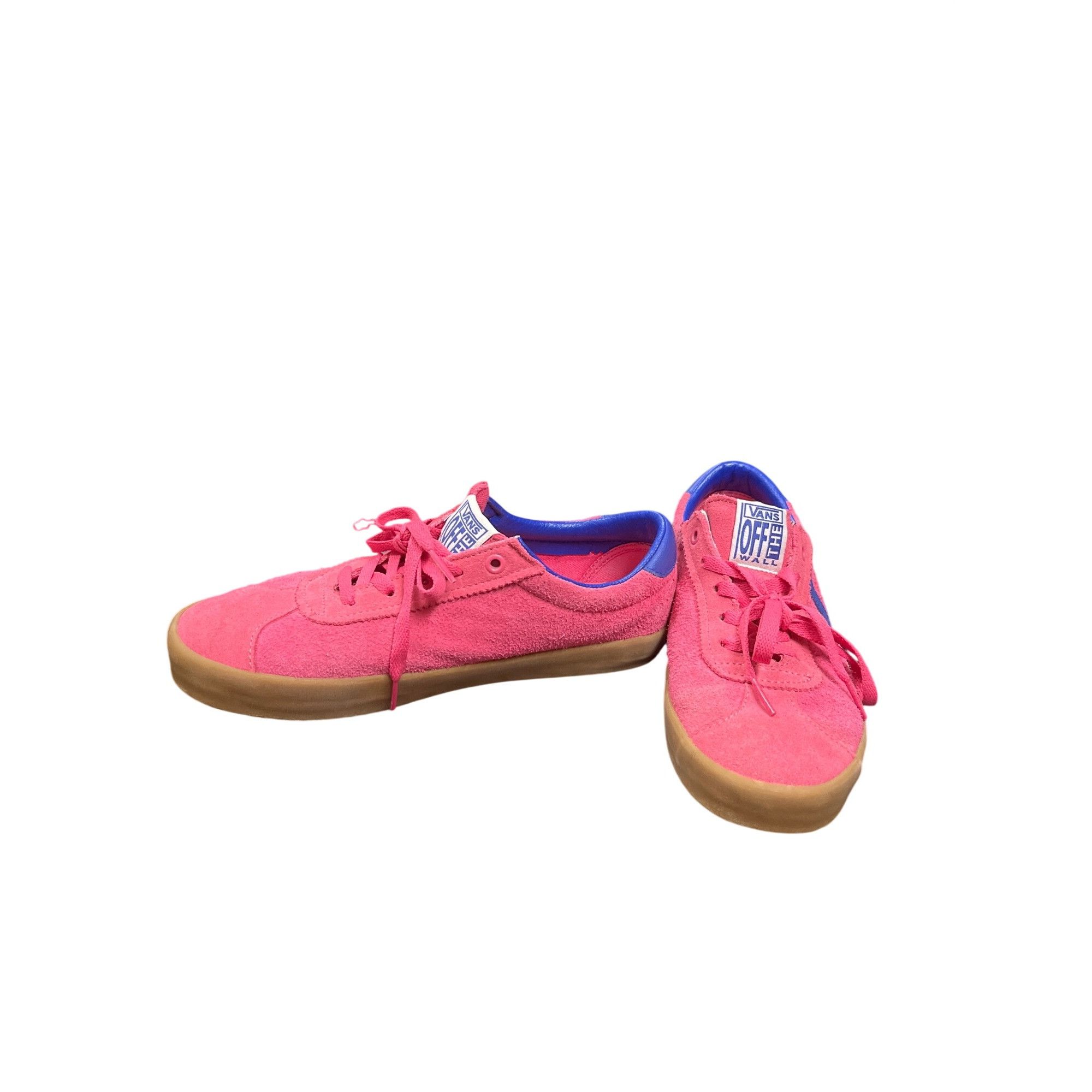 Vans Vans Off The Walls wms pink blue suede low top sneakers shoe Size US 9.5 / IT 39.5 - 2 Thumbnail