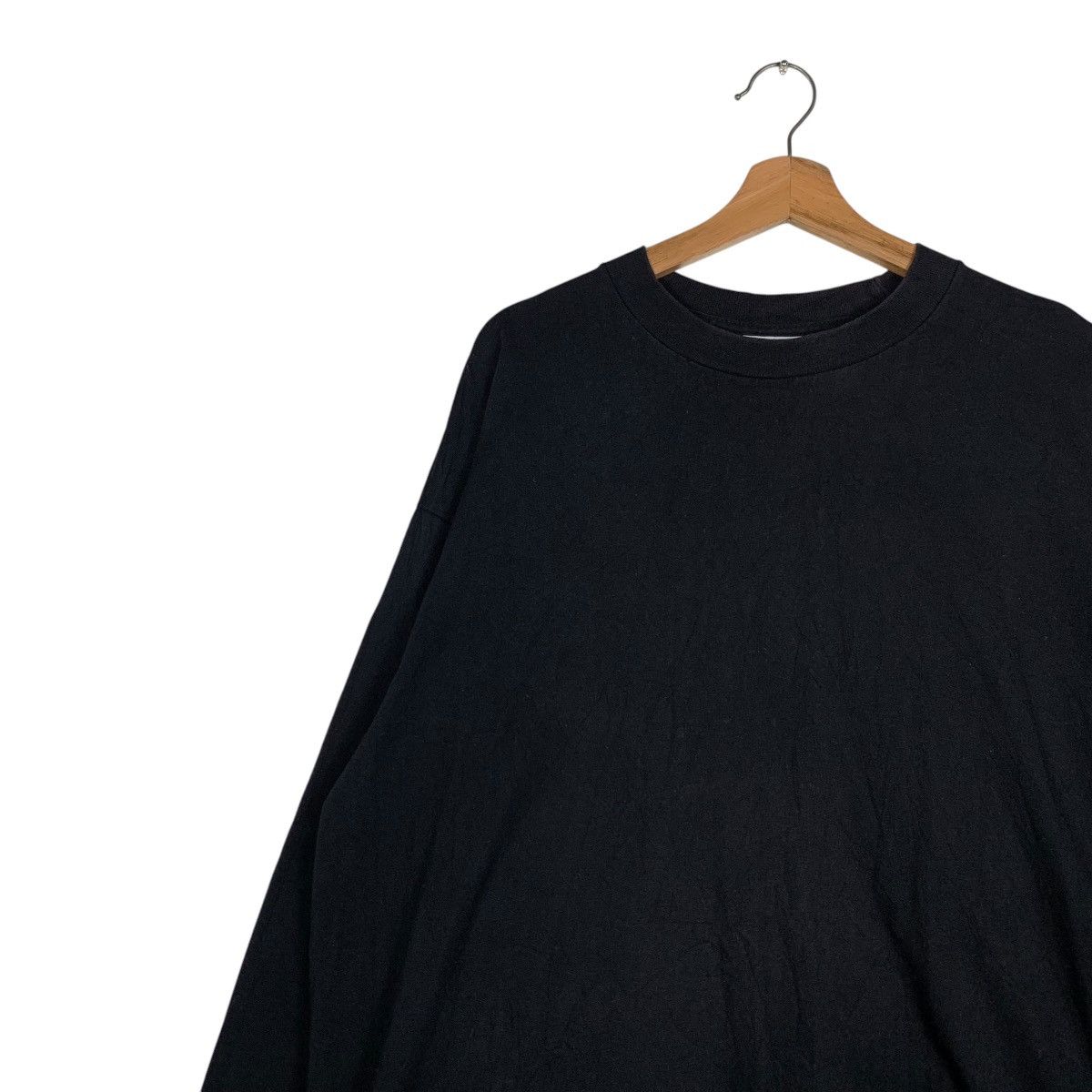 Vintage Vintage PRO CLUB Black Plain Crewneck Sweatshirt #1468-C66 Size US XXL / EU 58 / 5 - 6 Thumbnail