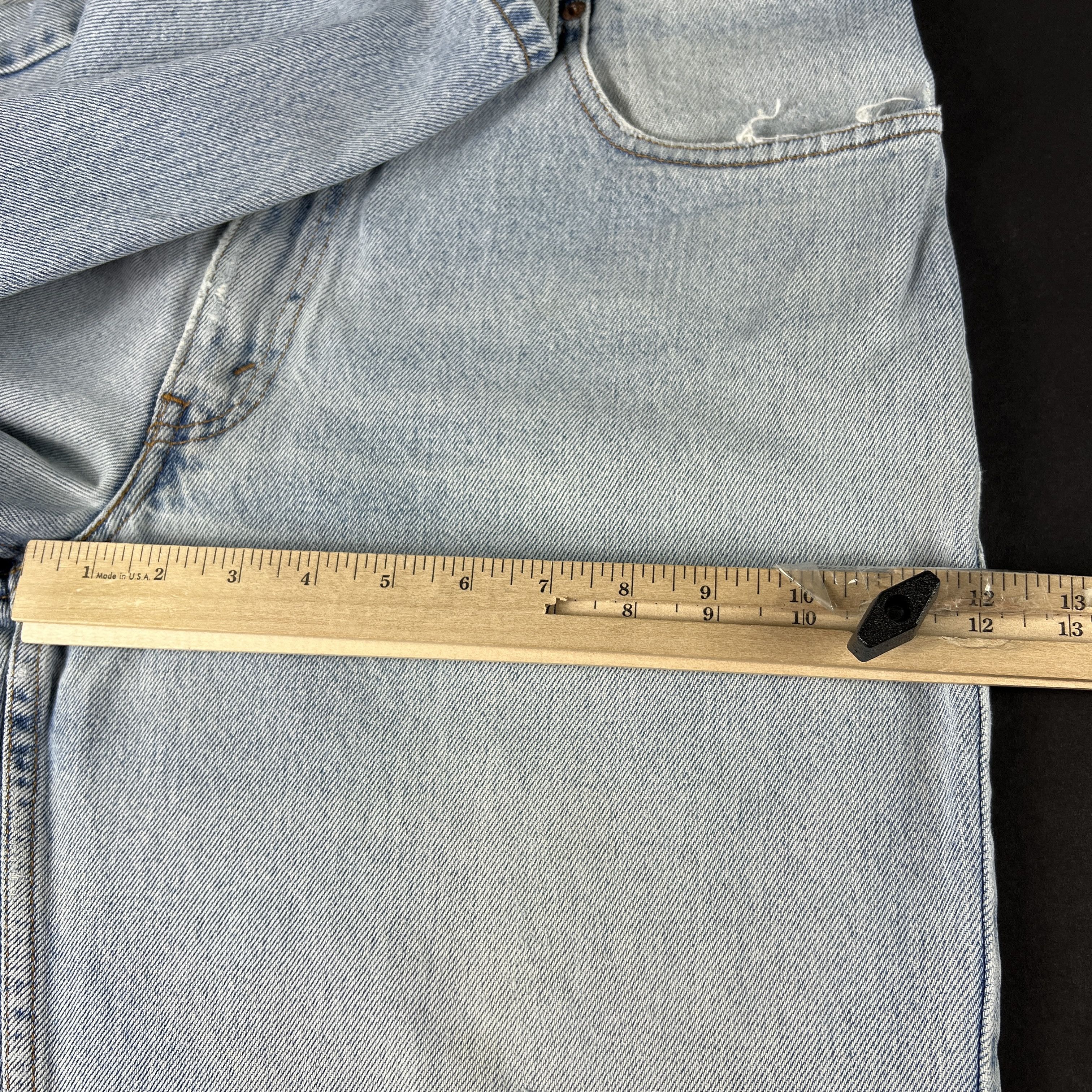 Levi's × Vintage VTG 90s Levi's Jeans 560 Loose Tapered Blue Distressed Denim Size US 32 / EU 48 - 21 Thumbnail