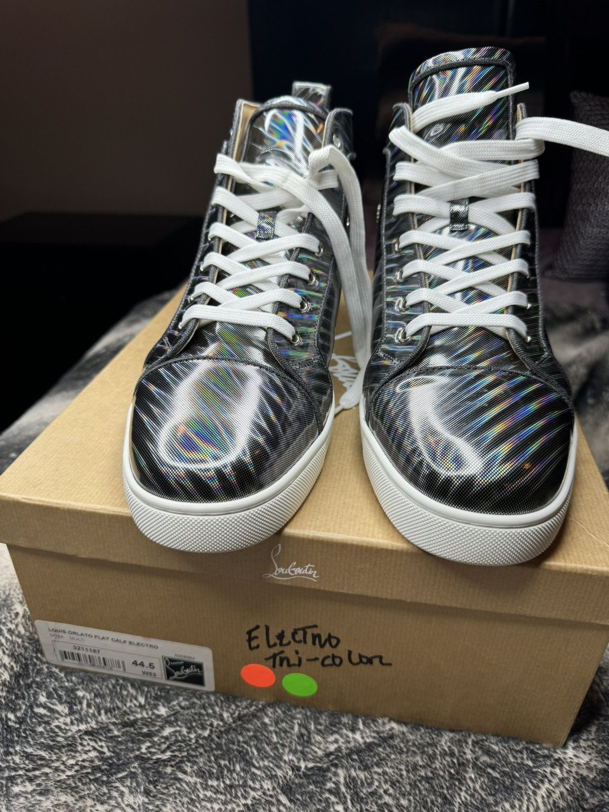 Christian Louboutin Christian Louboutin Flat Calf Electro Multi Size US 11.5 / EU 44-45 - 10 Thumbnail