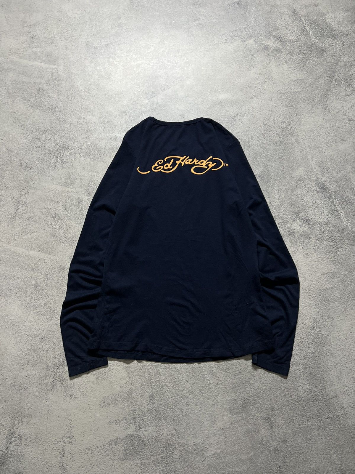 Ed Hardy Vintage Y2k Ed Hardy Dangerous Skull ☠️ Long Sleeve 00’s Size M / US 6-8 / IT 42-44 - 5 Thumbnail