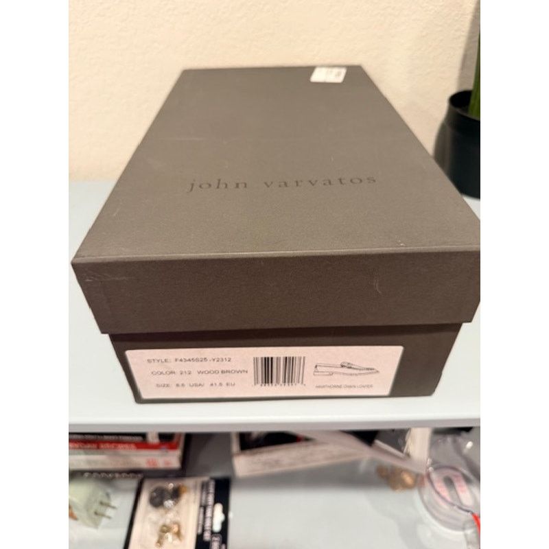 John Varvatos John Varvatos Hawthorne Chain 8.5 Brown Leather Loafers Size US 8.5 / EU 41-42 - 8 Thumbnail