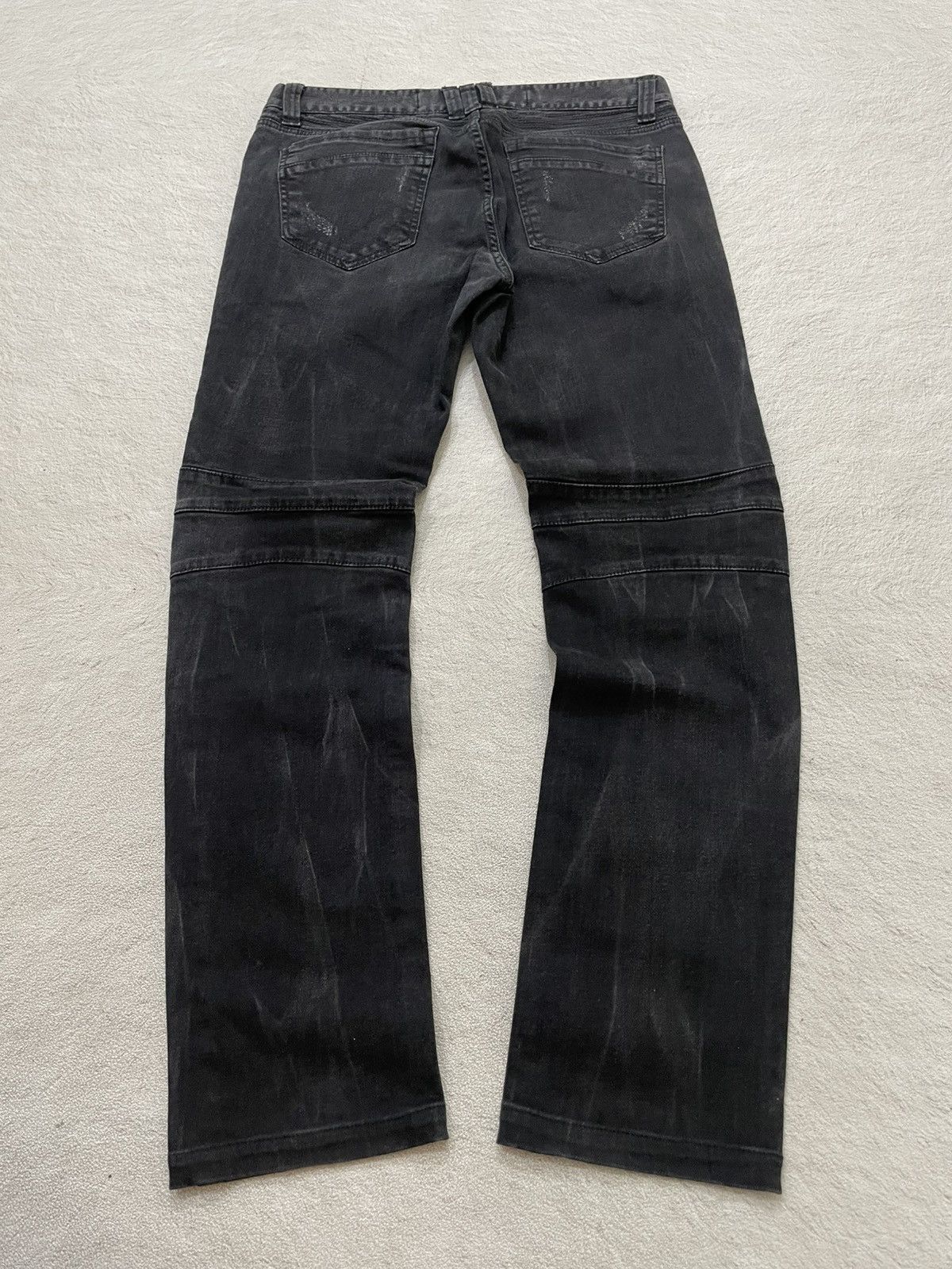 Japanese Brand 00s Buckaro Zippered front pockets Slim Straight Amiri Style Size US 31 - 2 Thumbnail