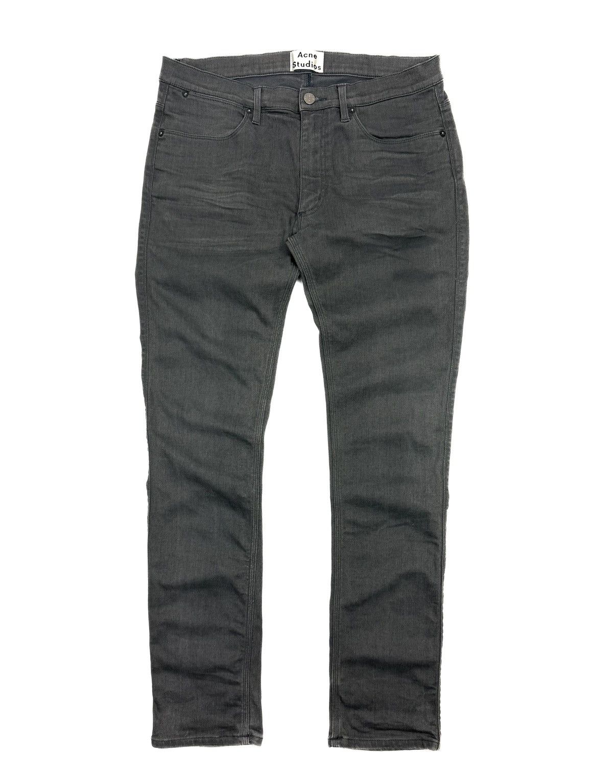 Acne Studios Acne Studios Vintage Stretch Jeans Gray Denim Slim Pants Size US 34 / EU 50 - 1 Thumbnail
