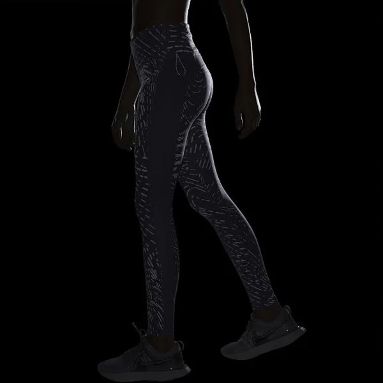 Nike NWT Nike Running Dri-FIT Run Division Reflective Leggings XS Size 22" - 5 Thumbnail