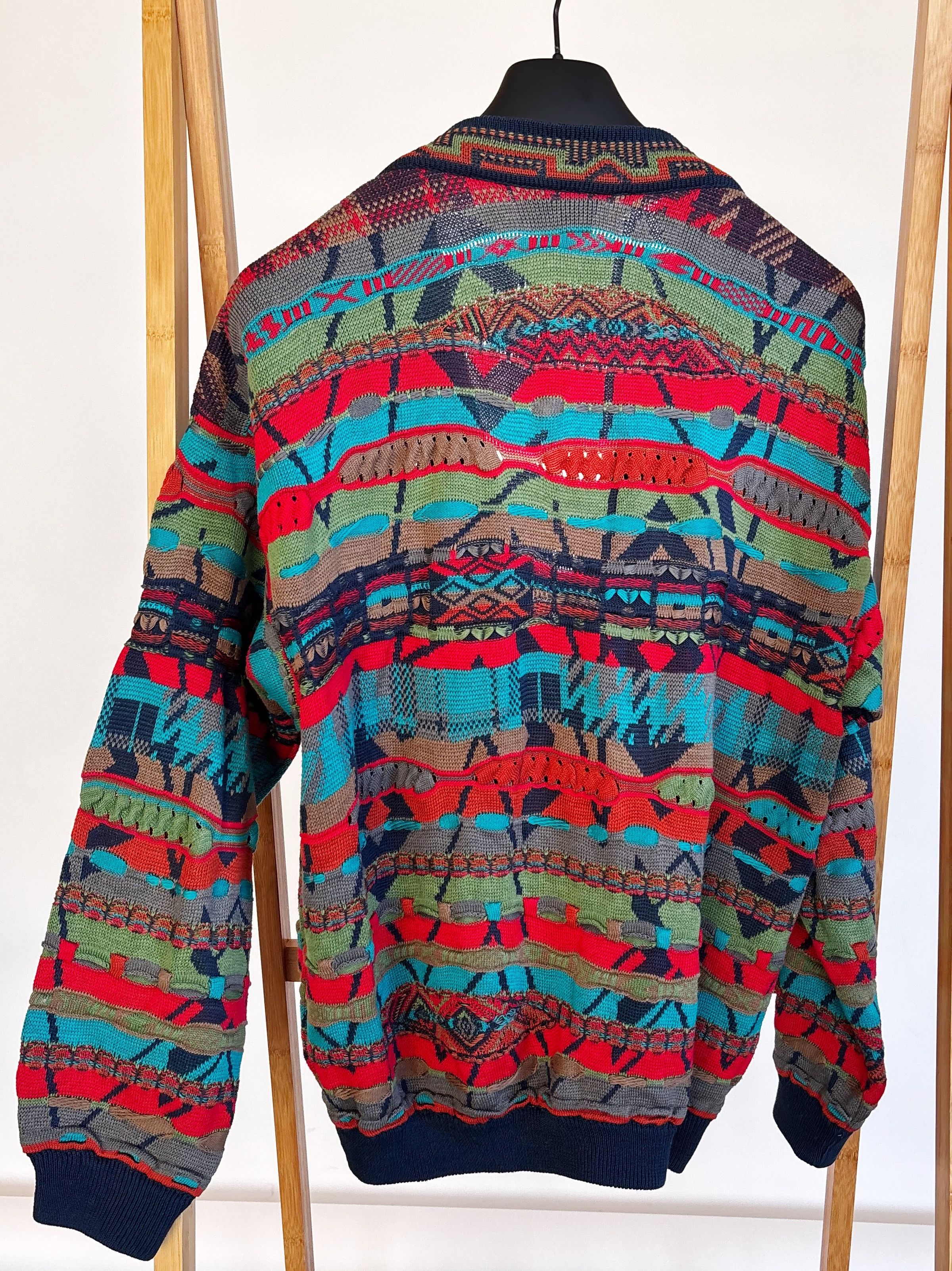 Coogi Vintage COOGI Cotton Cardigan – Size L Size US L / EU 52-54 / 3 - 2 Thumbnail