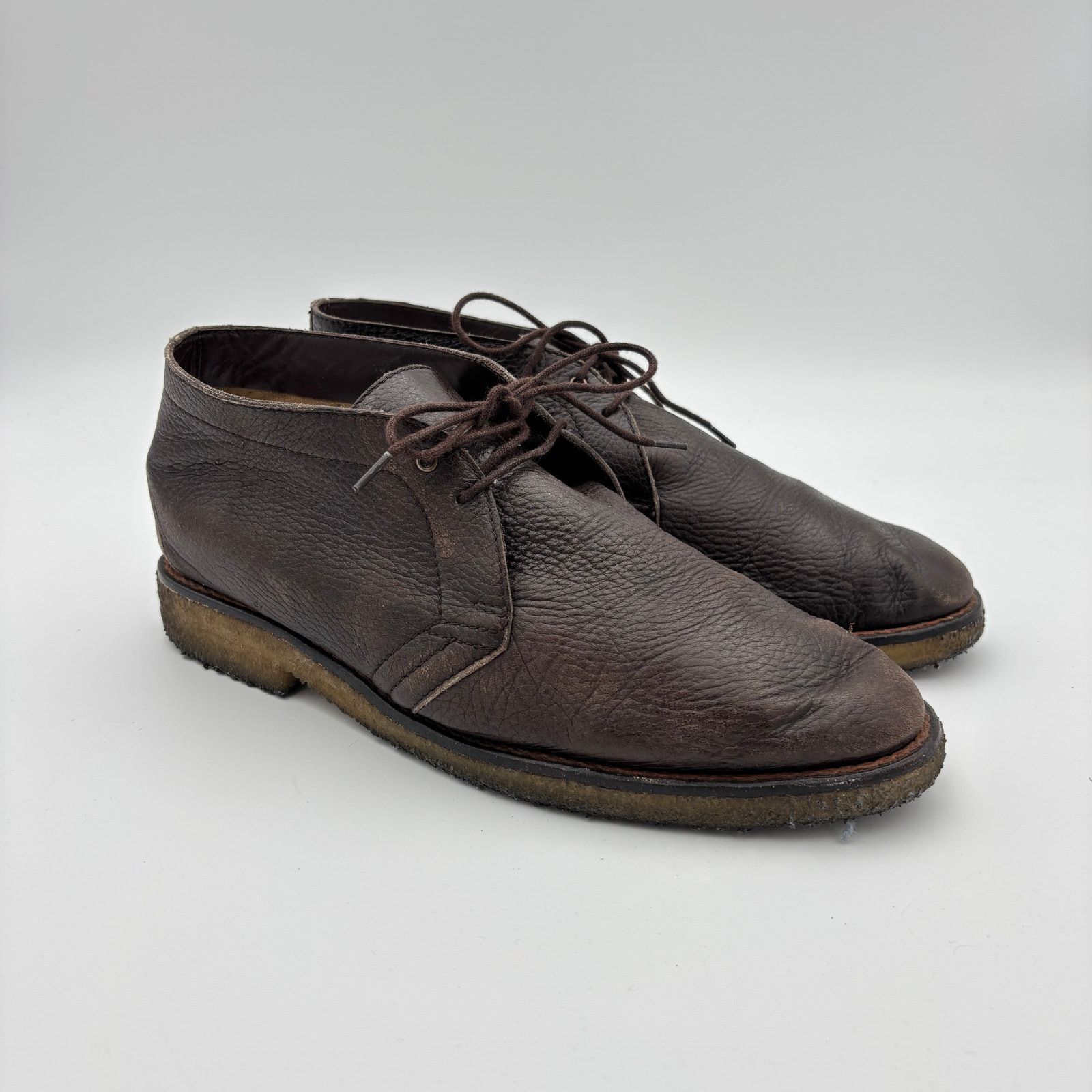 TAFT Taft Leather Chukka Lace Up Boots Men's 42 Made in Italy Size US 9 / EU 42 - 1 Thumbnail