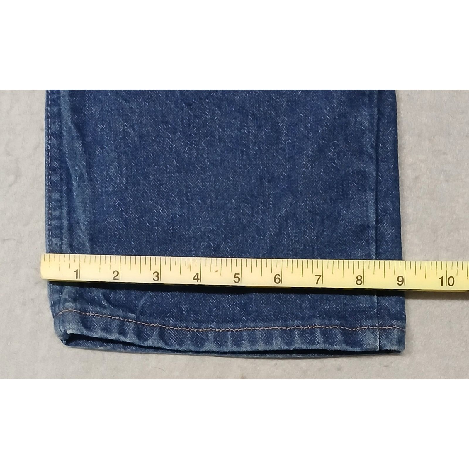 Wrangler Wrangler (40x32) Men's Straight Fit Blue Denim Jeans Size US 40 / EU 56 - 8 Thumbnail