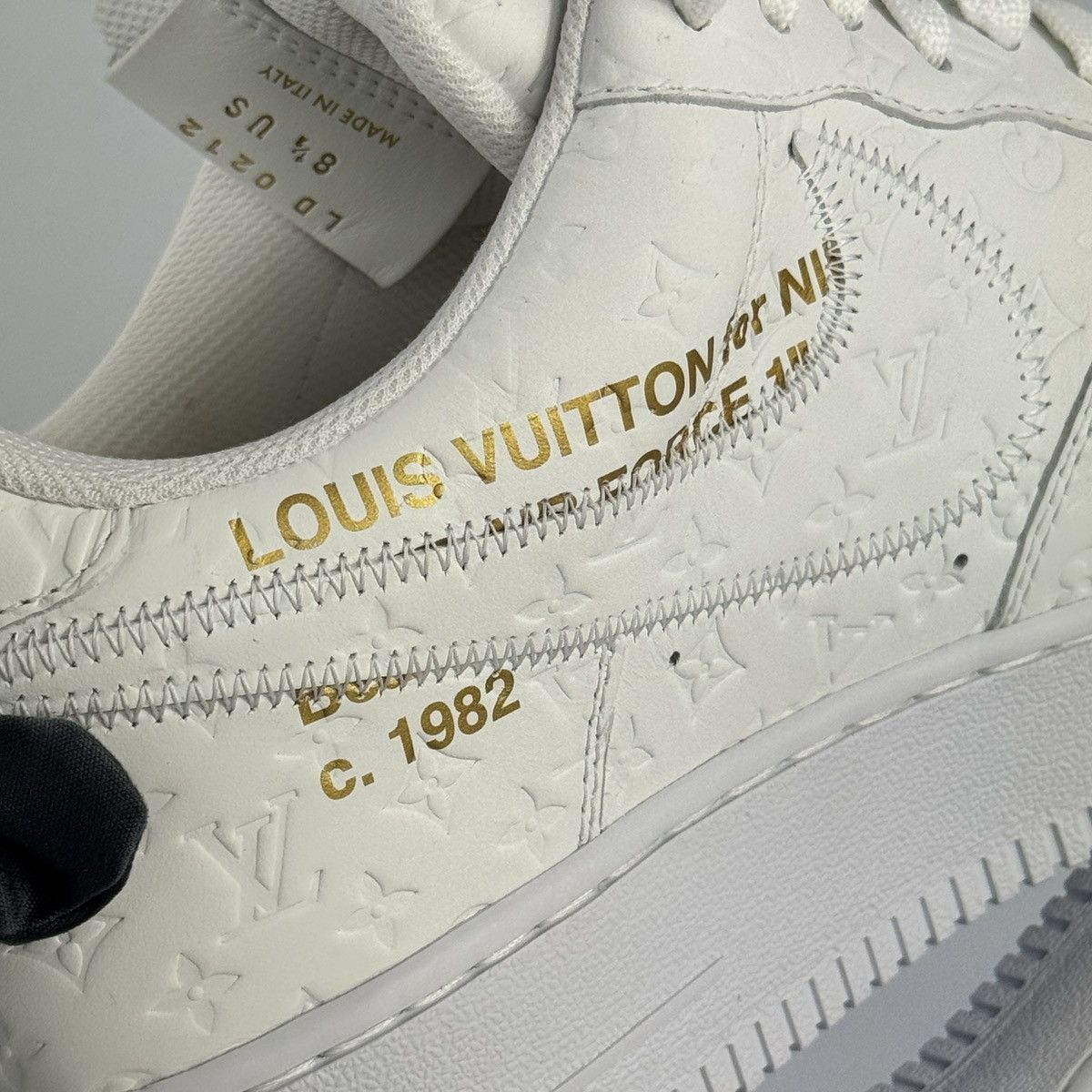 Louis Vuitton VIRGIL ABLOH LOUIS VUITTON X AIR FORCE 1 SNEAKERS Size US 8.5 / EU 41-42 - 7 Thumbnail