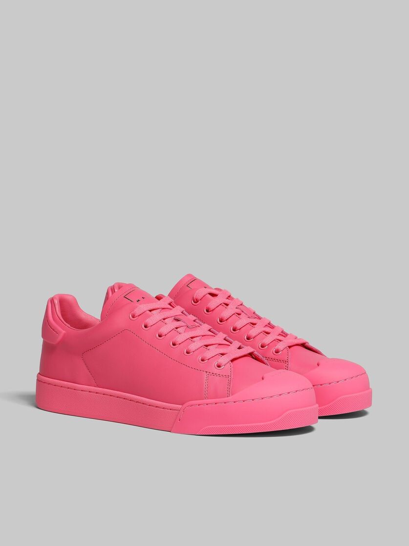 Marni o1w1db10125 Dada Bumper Leather Sneakers in Pink Size US 7 / IT 37 - 2 Thumbnail
