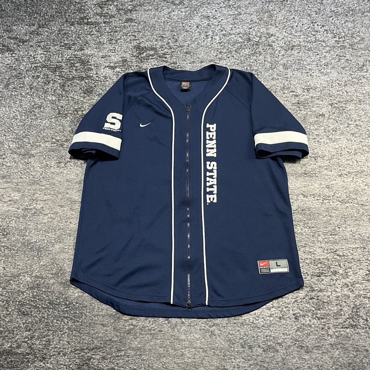 Nike Vintage 90s Nike Penn State Nittany Lions Full Zip Jersey Size US L / EU 52-54 / 3 - 1 Thumbnail