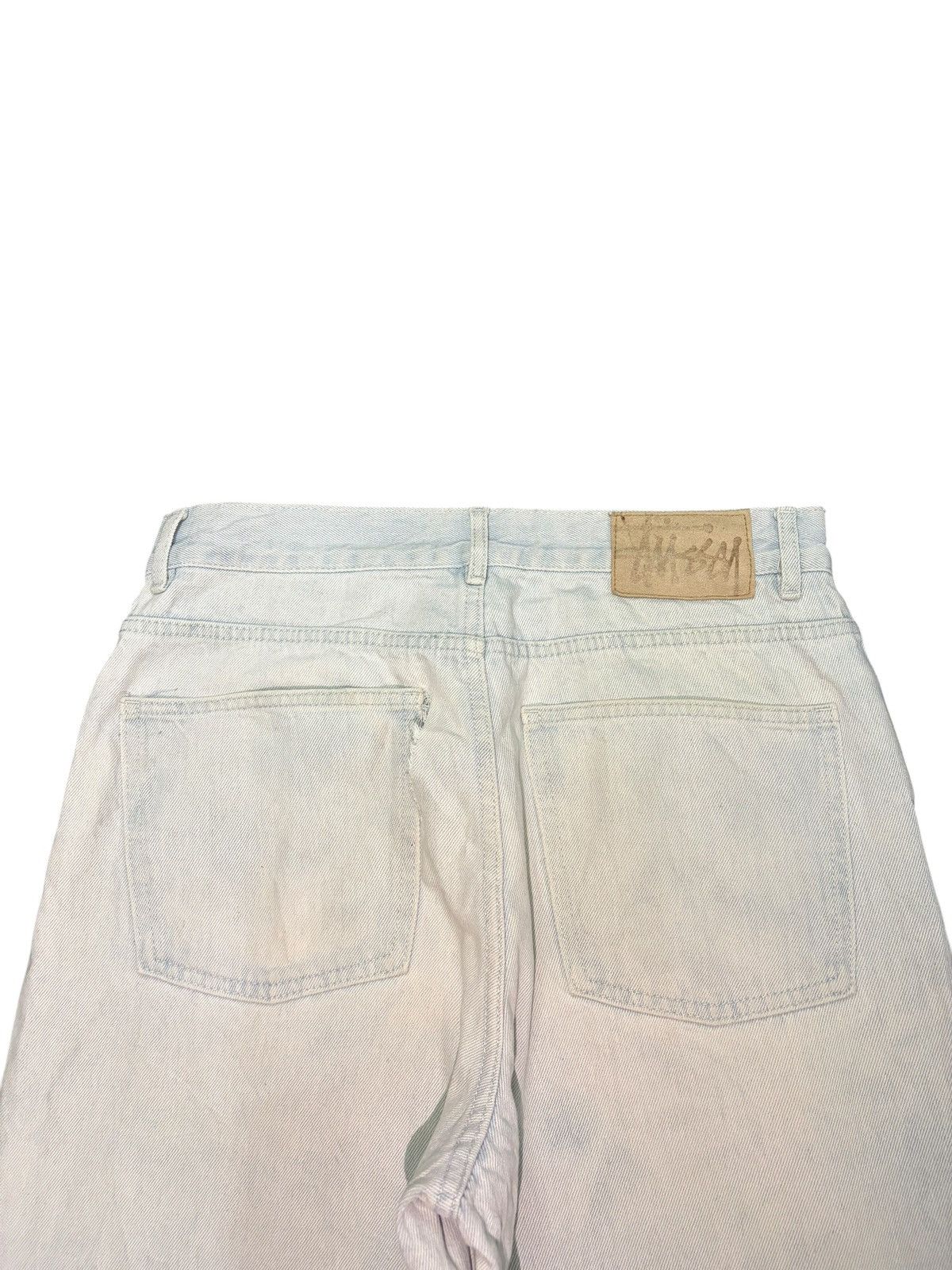 Stussy Vintage Stussy Faded Wash Balloon Style Mom Jeans Size 29" - 4 Thumbnail