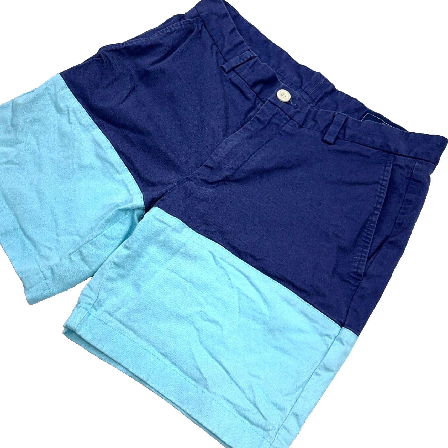 Vineyard Vines Vineyard Vines Chino Shorts Men 30 Blue Twill Golf Colorblock Whale Shep & Ian Size US 30 / EU 46 - 4 Thumbnail