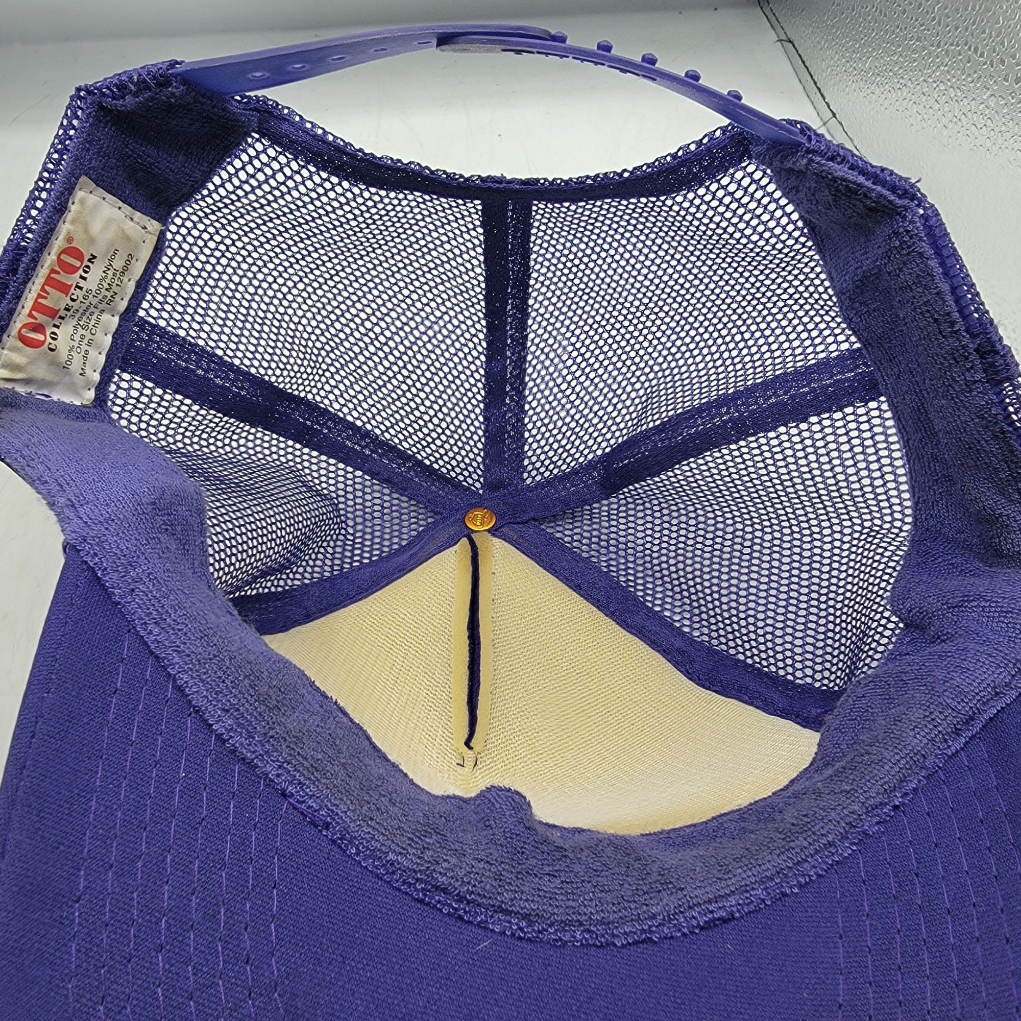 Otto Willy Wonka Violet Adults Purple Trucker Hat Casual Outdoors Size ONE SIZE - 7 Thumbnail