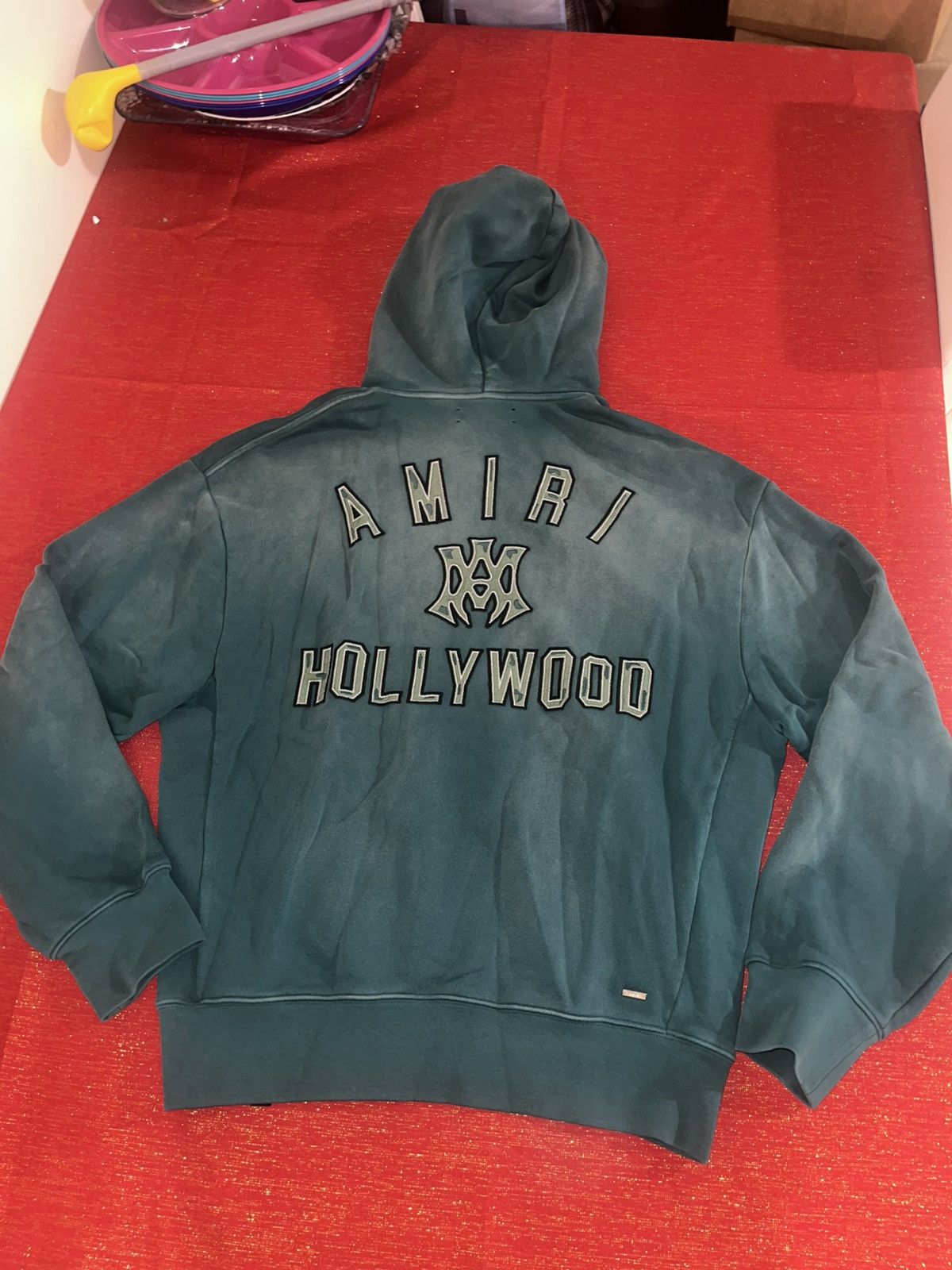 Amiri Amiri Hollywood Oversized Hoodie Sz L Size US L / EU 52-54 / 3 - 23 Thumbnail
