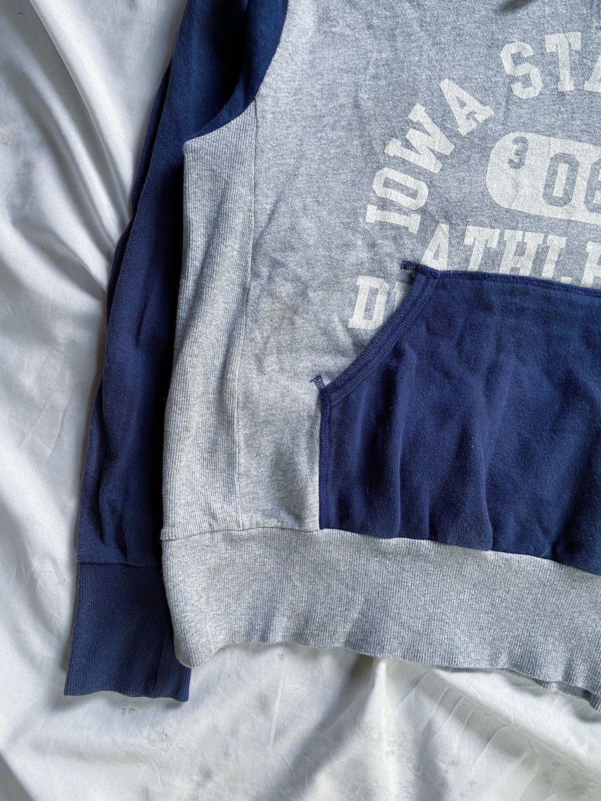 Japanese Brand THRIFT STANDARD OLDAND FUNNY STYLING COLOUR BLOCK HOODIE Size US M / EU 48-50 / 2 - 7 Thumbnail