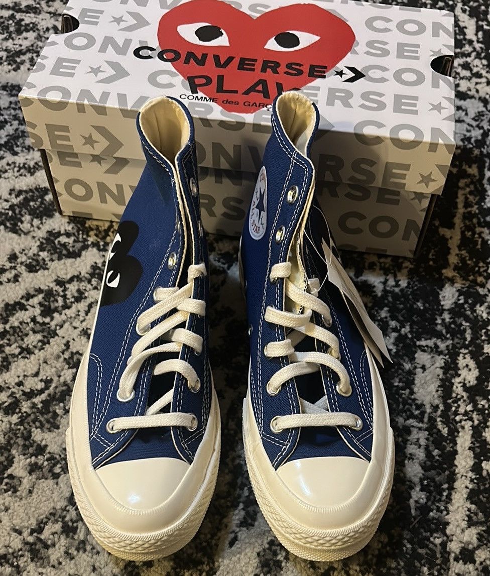 Comme des Garcons PLAY COMME des GARÇONS PLAY Converse Half Heart Chuck 70 Sneakers Size US 8 / IT 38 - 3 Thumbnail