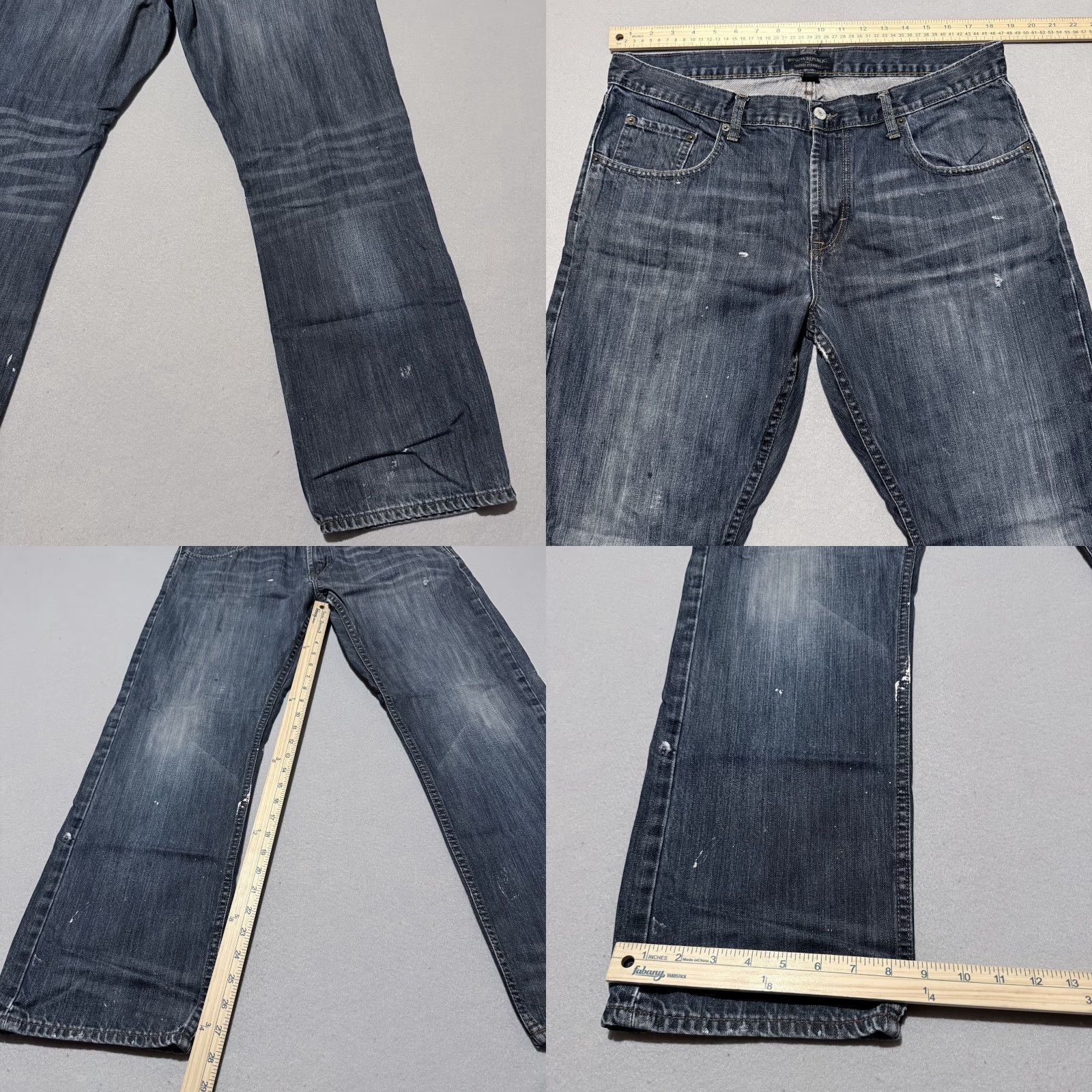 Banana Republic Banana Republic Jeans Men Blue Denim Zip Fly Vintage Straight 36x30 5-Pocket Quality Denim Vintage 2000s Mens Jeans Size US 36 / EU 52 - 8 Thumbnail