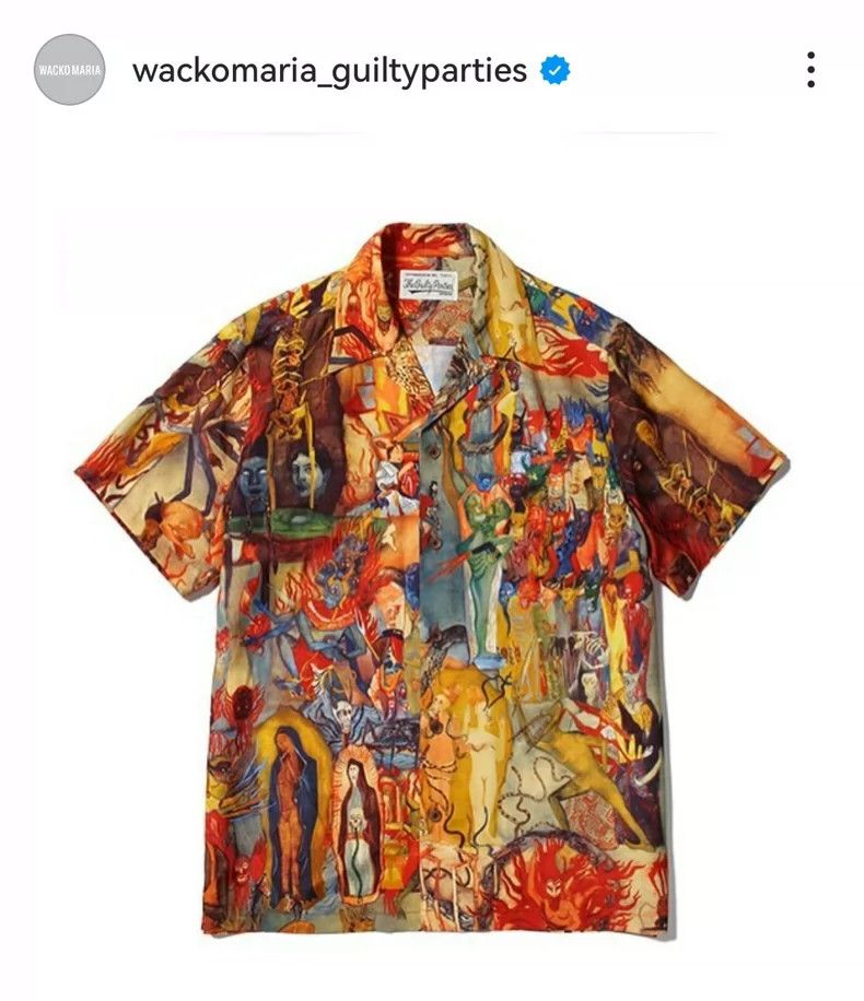 Wacko Maria Wacko Maria 18ss Mural Hawaiian Shirt Size US S / EU 44-46 / 1 - 1 Thumbnail