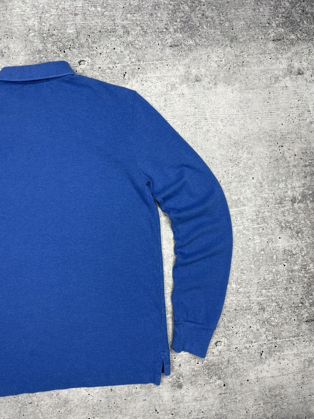 Polo Ralph Lauren × Vintage Vintage Polo Ralph Lauren Blue Polo Longsleeve Sweatshirt Size US S / EU 44-46 / 1 - 14 Thumbnail
