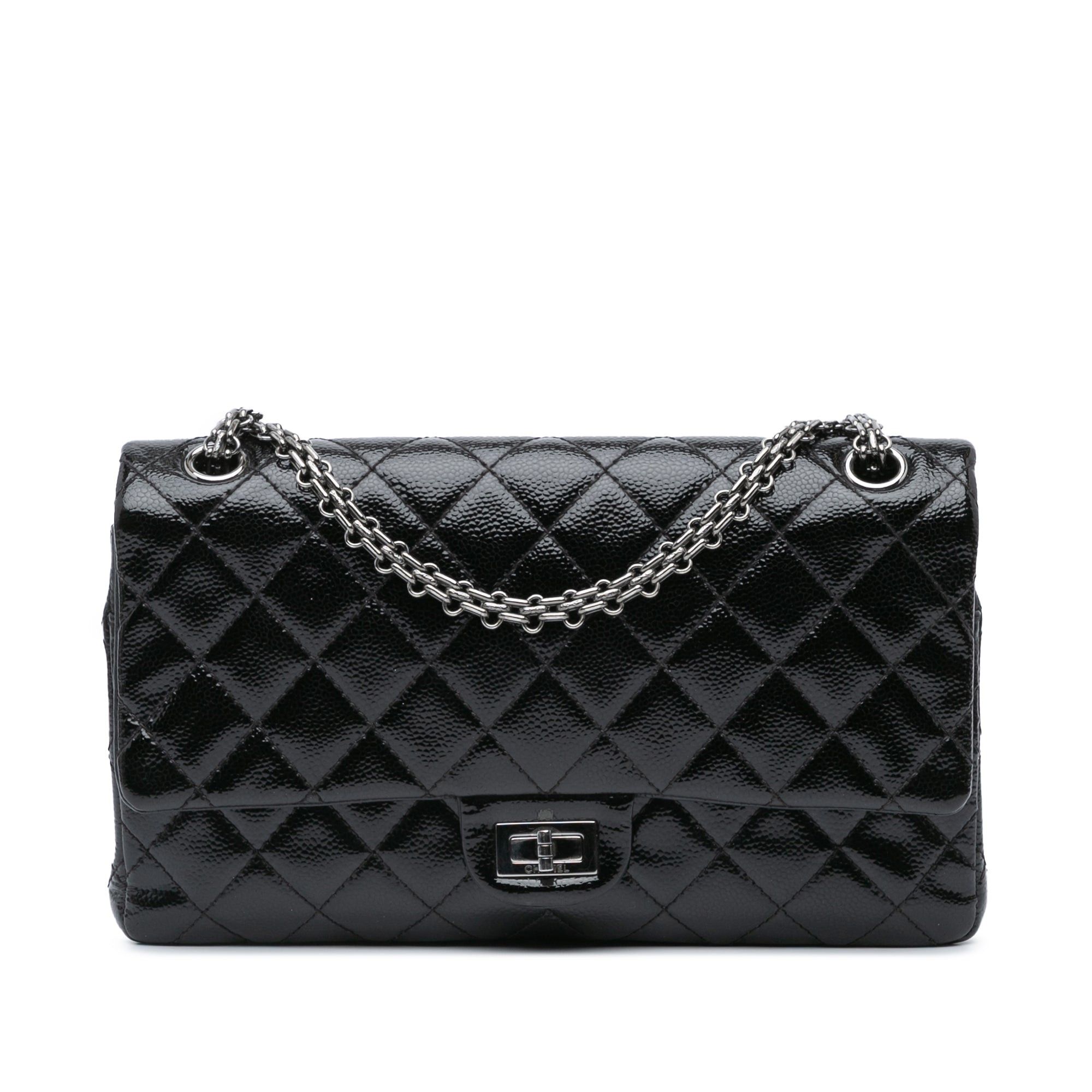 Chanel Chanel Quilted Patent Caviar 2.55 Reissue Flap 226 Black Size ONE SIZE - 1 Thumbnail