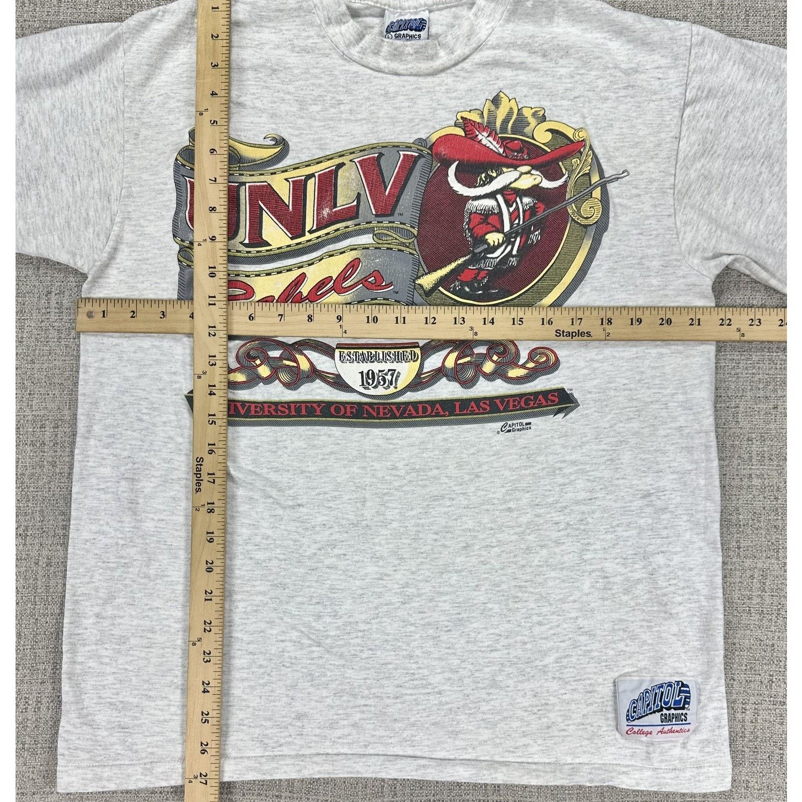 Other UNLV Rebels Shirt Mens L Gray Mascot College Capitol 90s Size US L / EU 52-54 / 3 - 2 Thumbnail