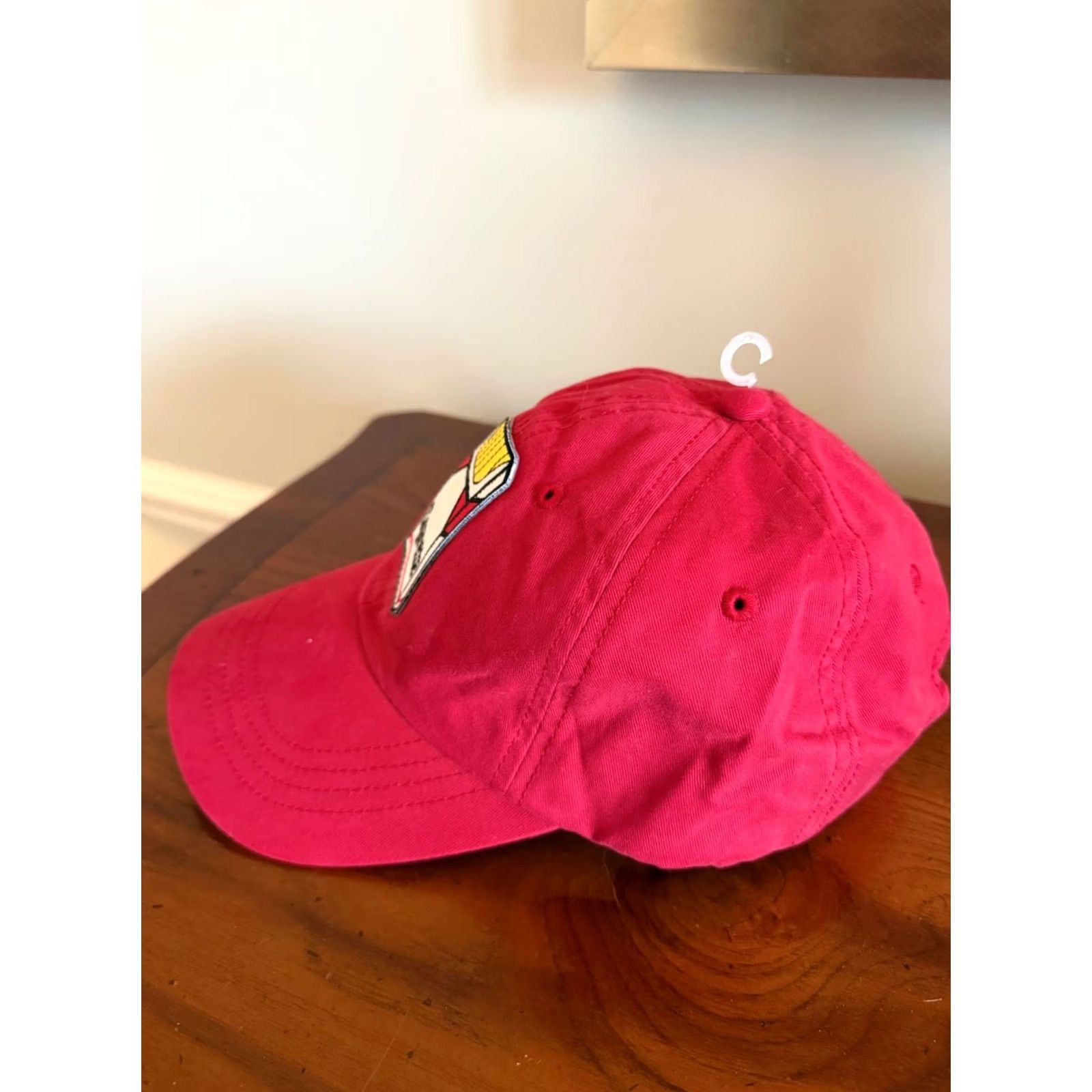 Camel VINTAGE Camel Baseball Cap Hat Red 100% Cotton Adjustable Strapback Men USA 80s Patch Joe Camel Logo Size ONE SIZE - 2 Thumbnail