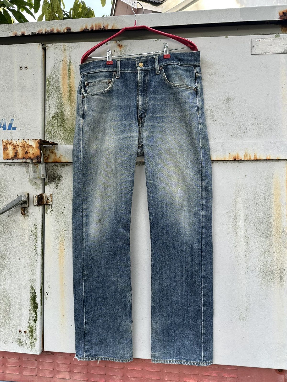 Tommy Hilfiger 👹Tommy Hilfiger Distressed StraightCut Jeans Size US 32 / EU 48 - 2 Thumbnail