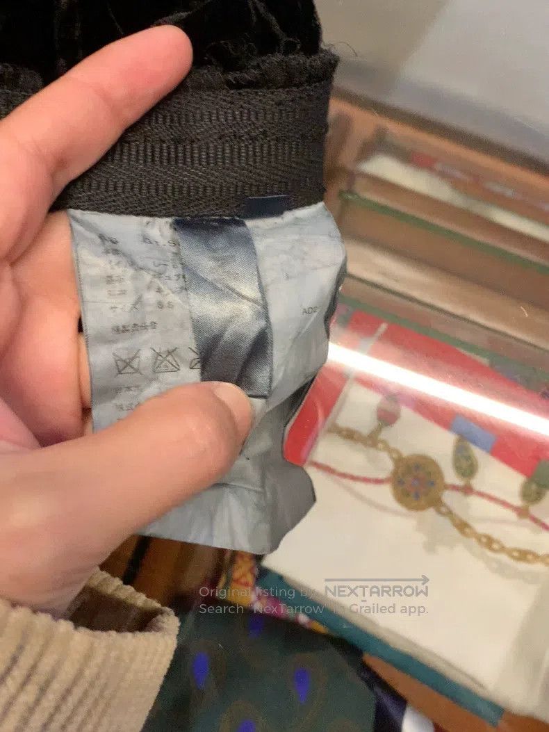 Comme des Garcons Comme Des Garcons size XS Vintage See-through Velvet Decon Size 22" - 6 Thumbnail