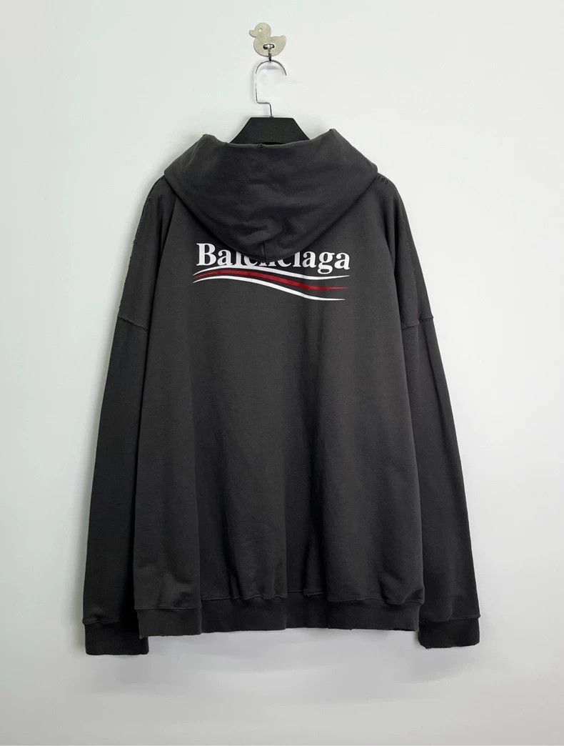 Balenciaga Balenciaga Graphite Grey Waves Coke logo Small Destruction Size US S / EU 44-46 / 1 - 2 Thumbnail