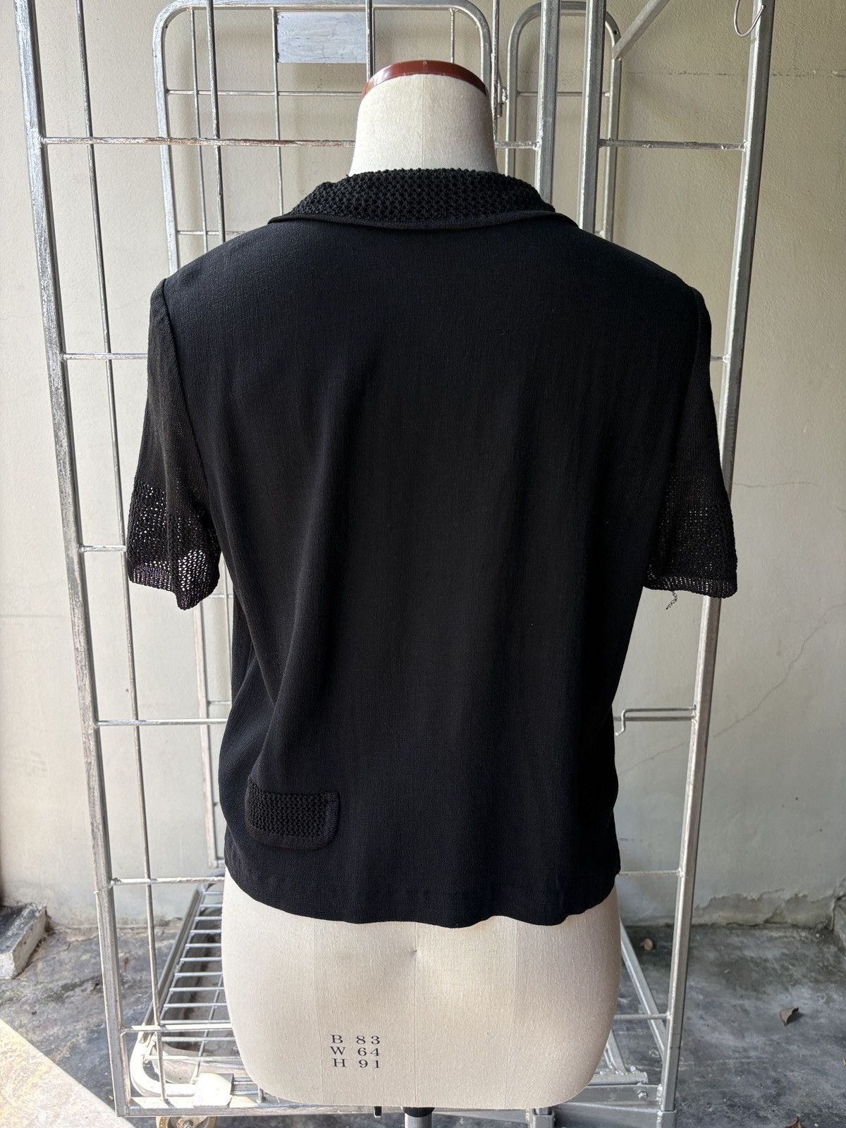 Japanese Brand ed Enrico Domani black top Size M / US 6-8 / IT 42-44 - 13 Thumbnail