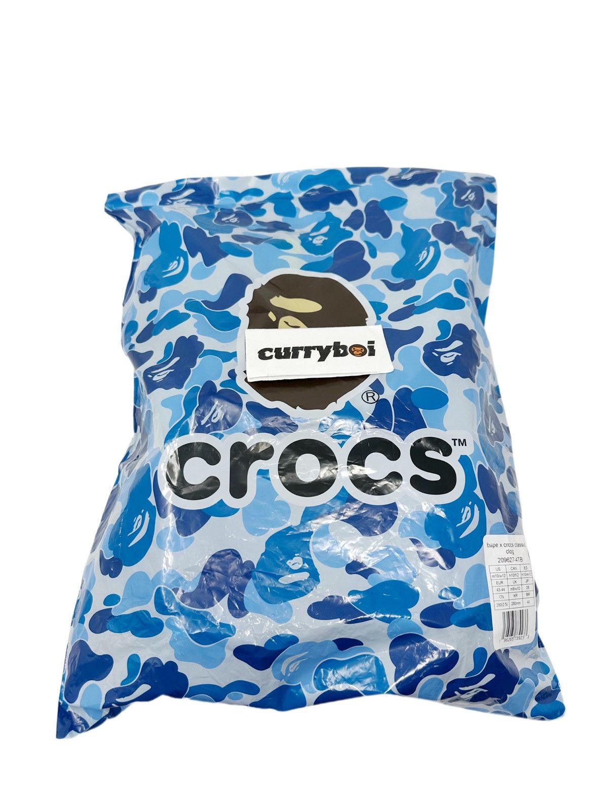Bape × Crocs Crocs Classic Clog A Bathing Ape ABC Camo Blue