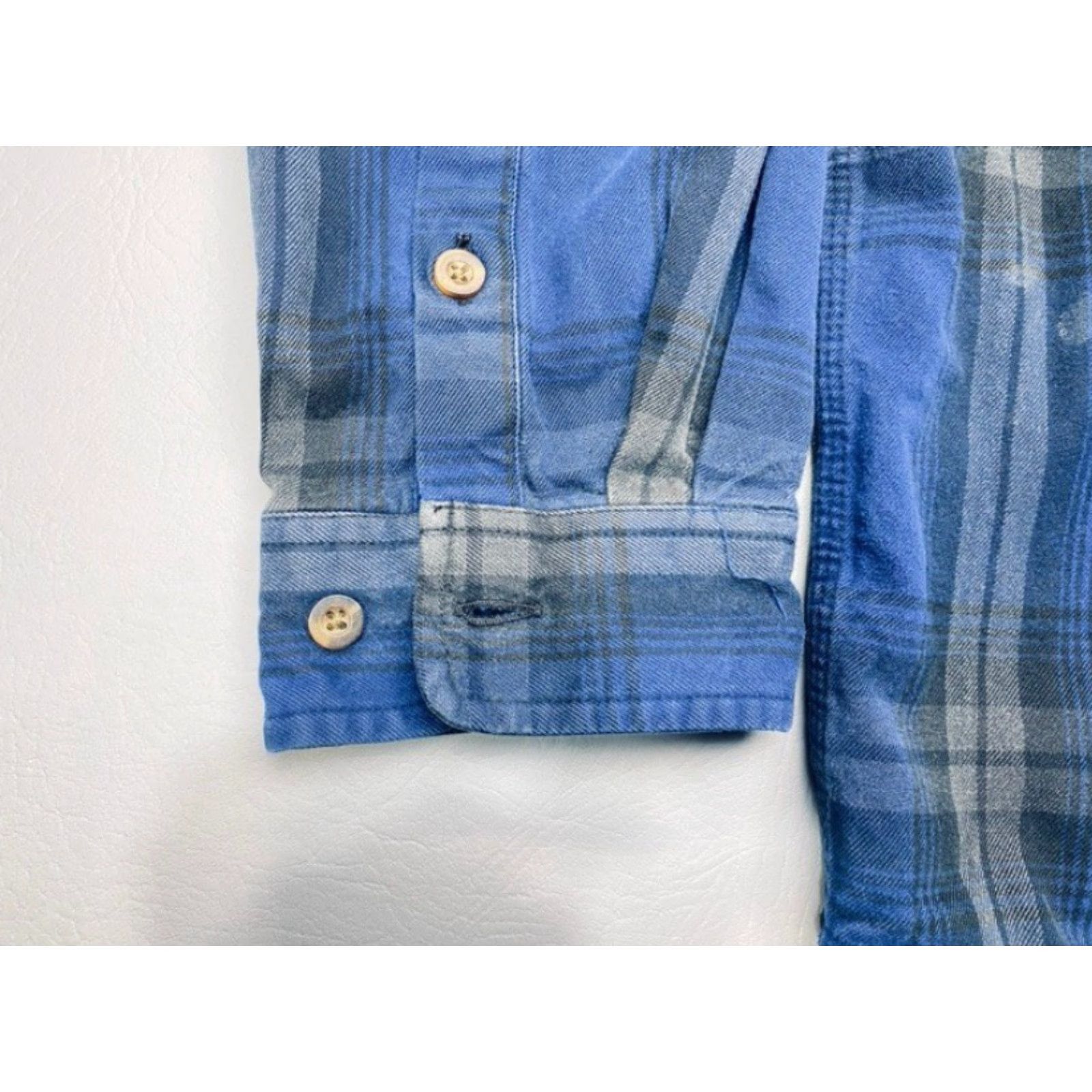 Carhartt Carhartt Heavy Flannel Shirt Hubbard 102215 988 Men's Size XL Blue Plaid 8223 Size US XL / EU 56 / 4 - 3 Thumbnail